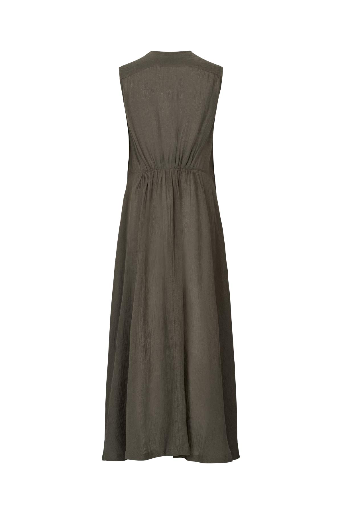 Kimber - Crinkled dress I Faded black