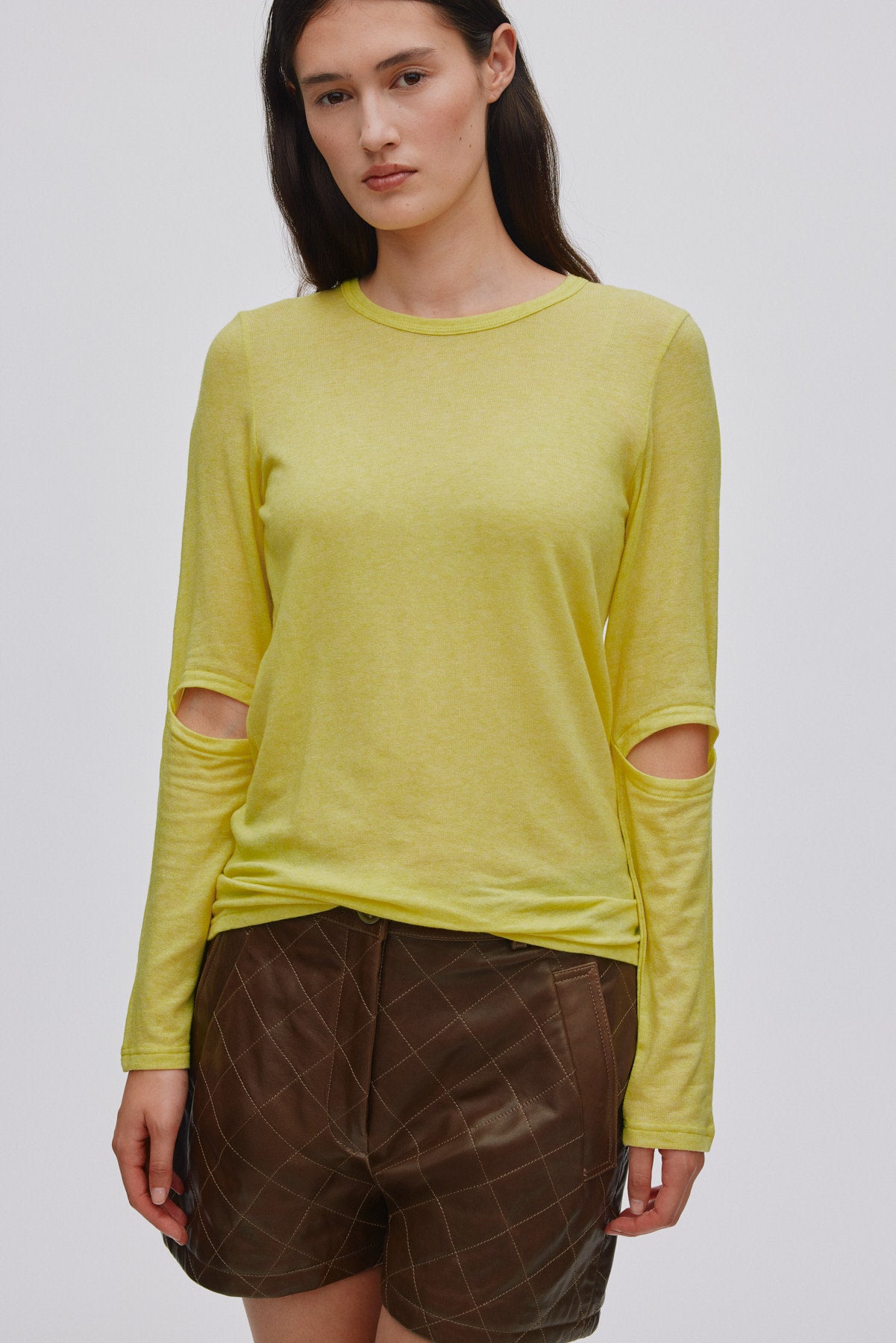 Jacka - Lucid long sleeve detail top I Limonade