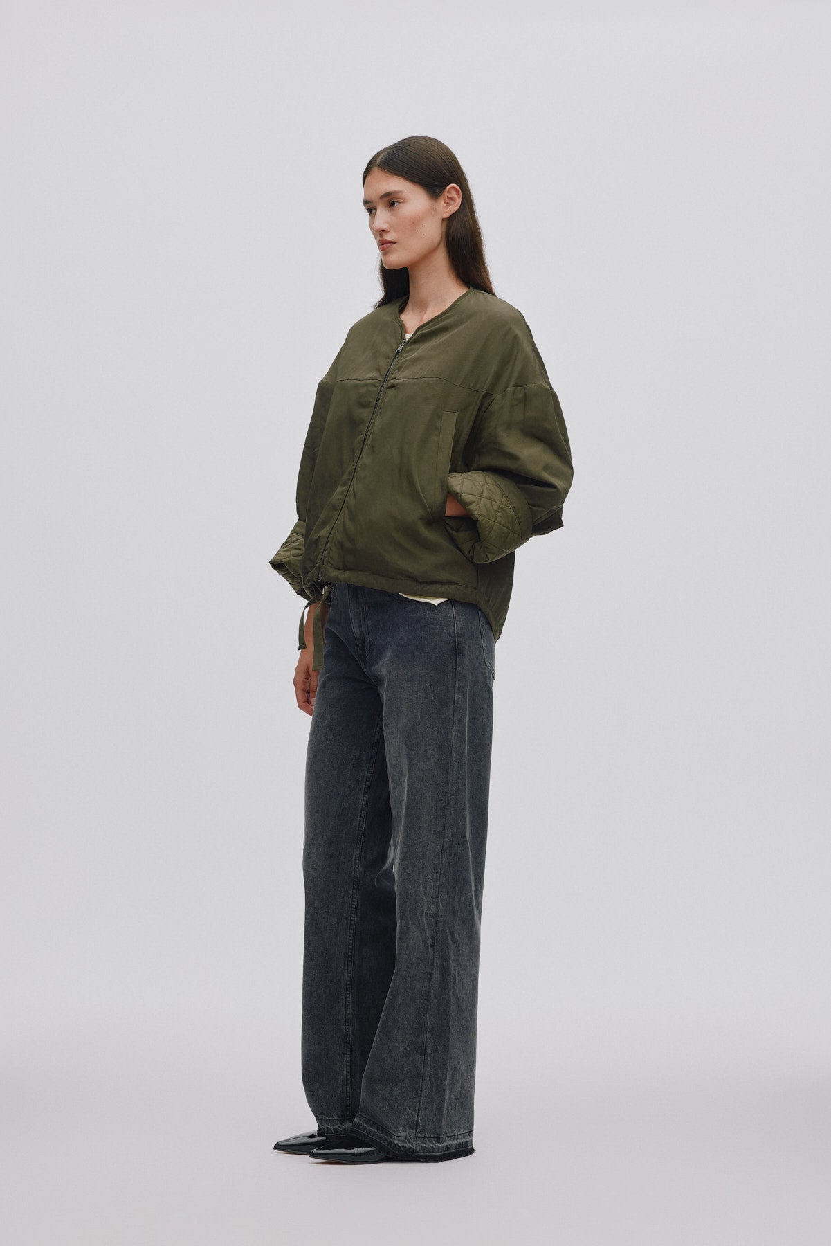 Glod - Arched jacket I Army Green