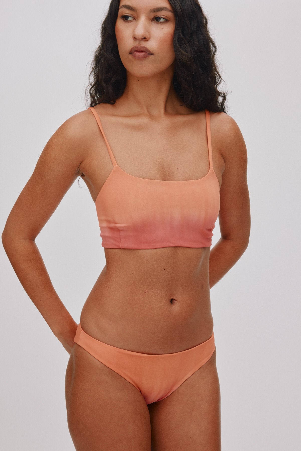 Rudy - Fusion bandeau string top I Mandarin pink