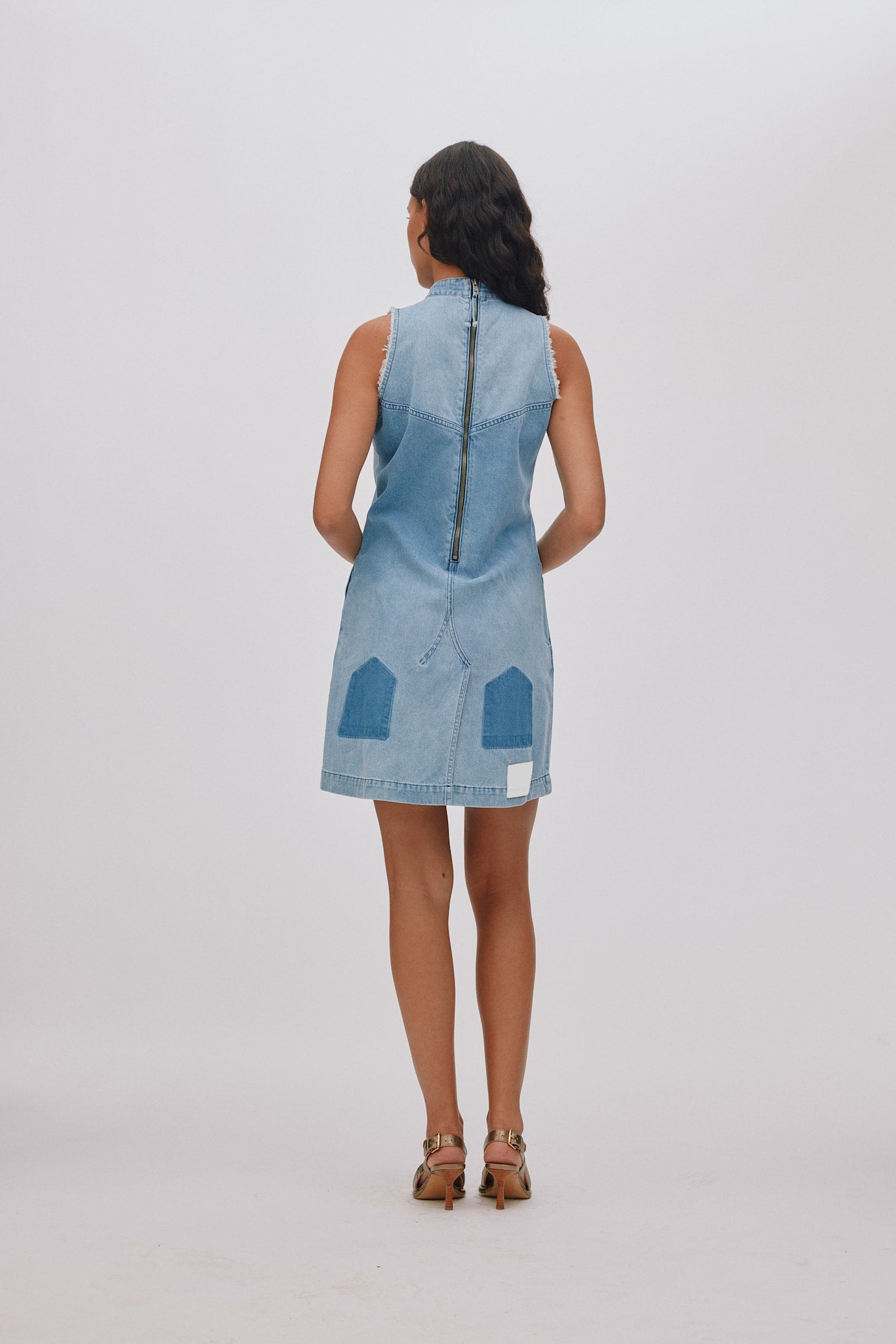Fee - Light denim dress I Light washed denim