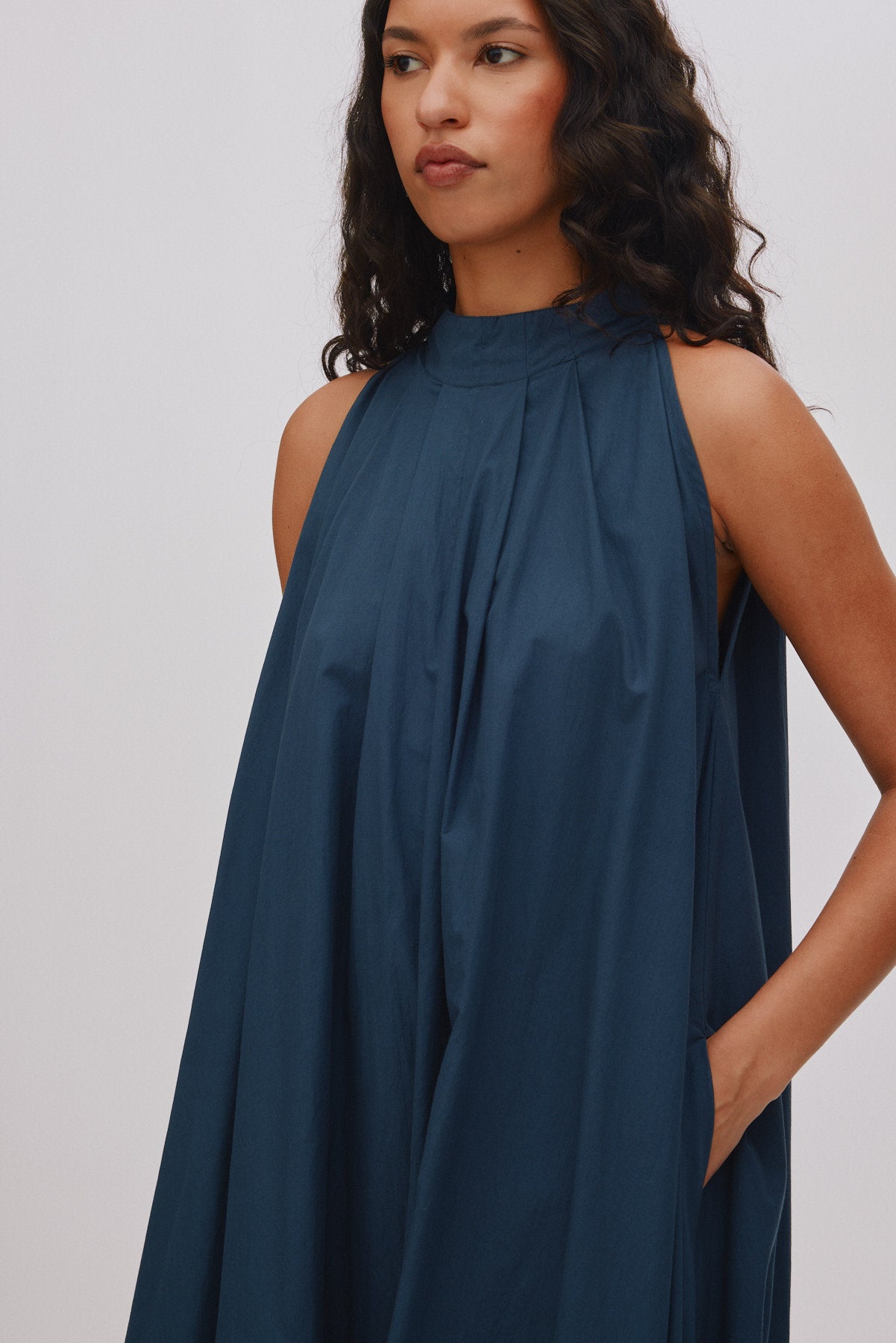 Annisa - Poplin full dress I Vertiver