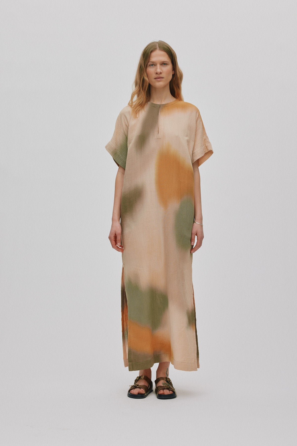 Inza - Water colour column dress I Dessert combo