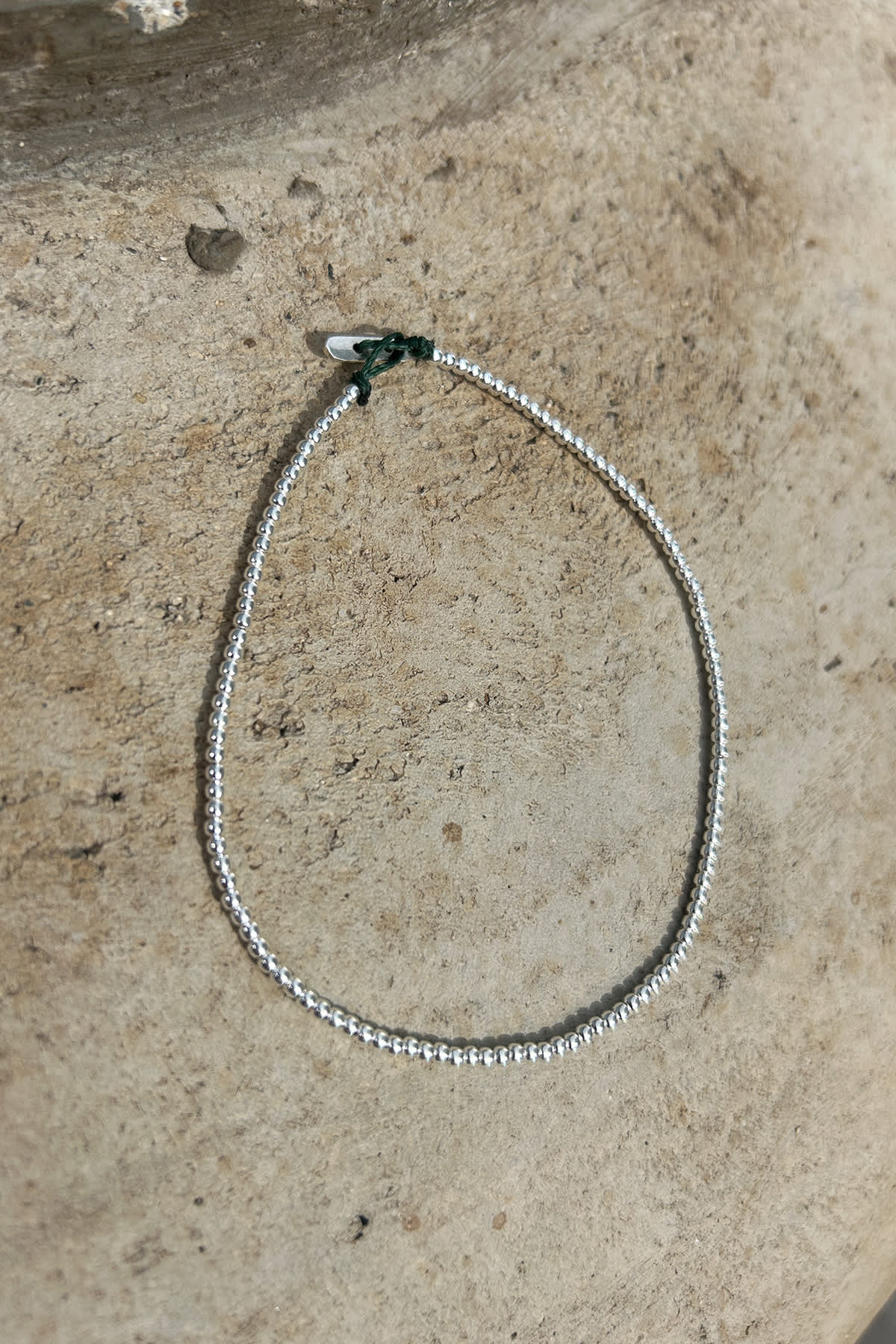 Small Bead Anklet - Nafsu I Silver