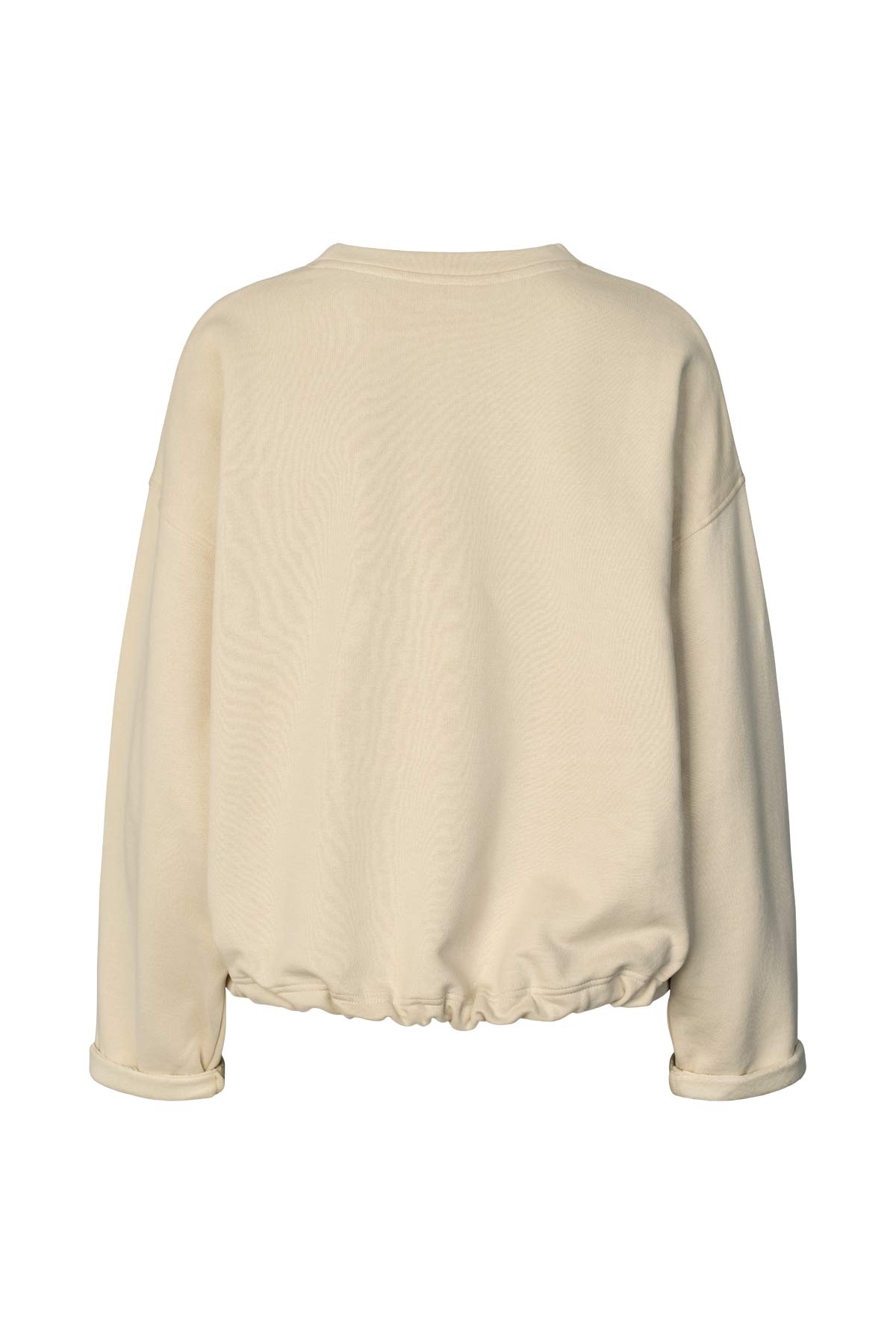 Sweat drawstring top - Sheela I Oyster