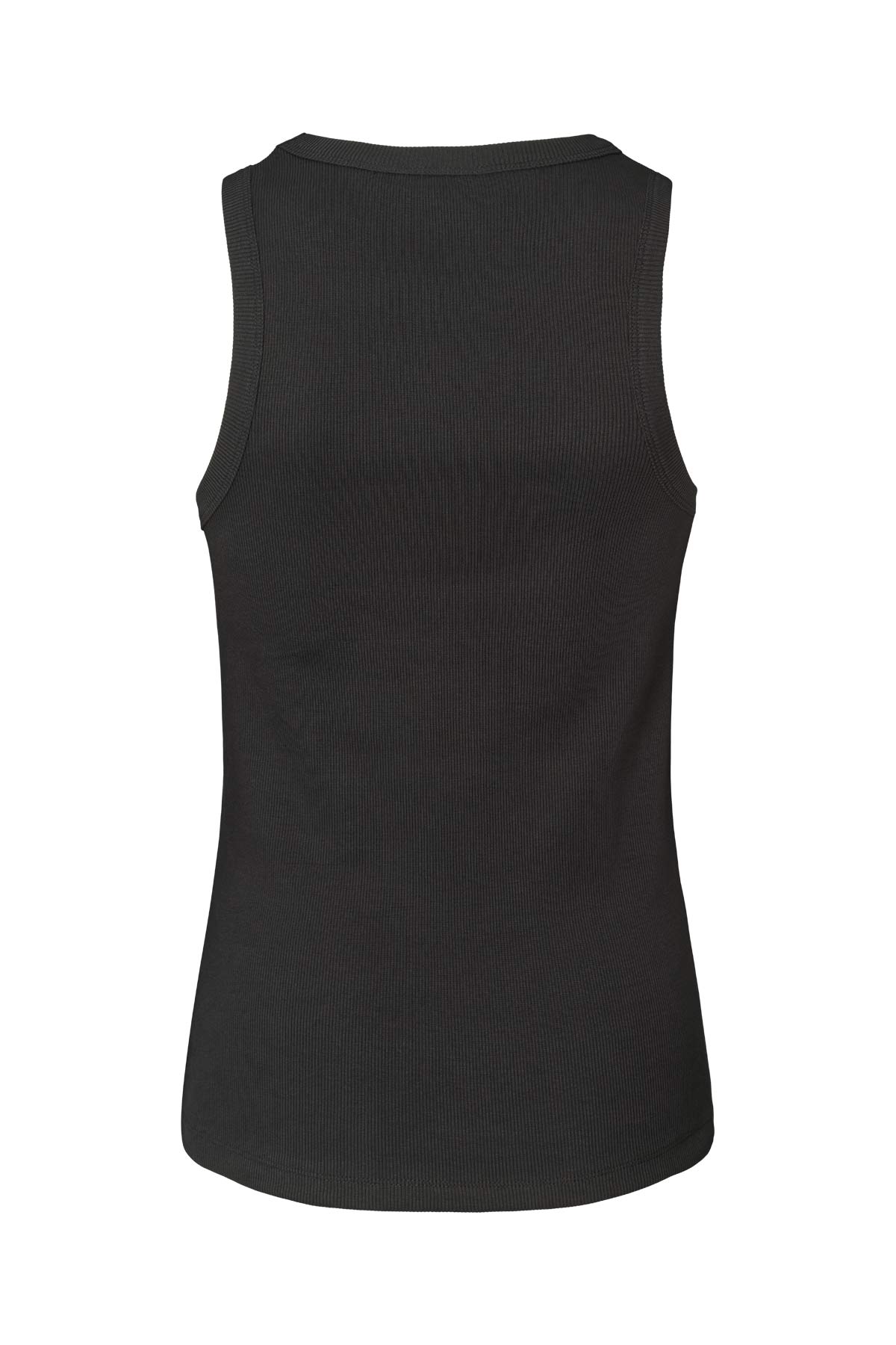Nelle - Rib jersey tank I Black