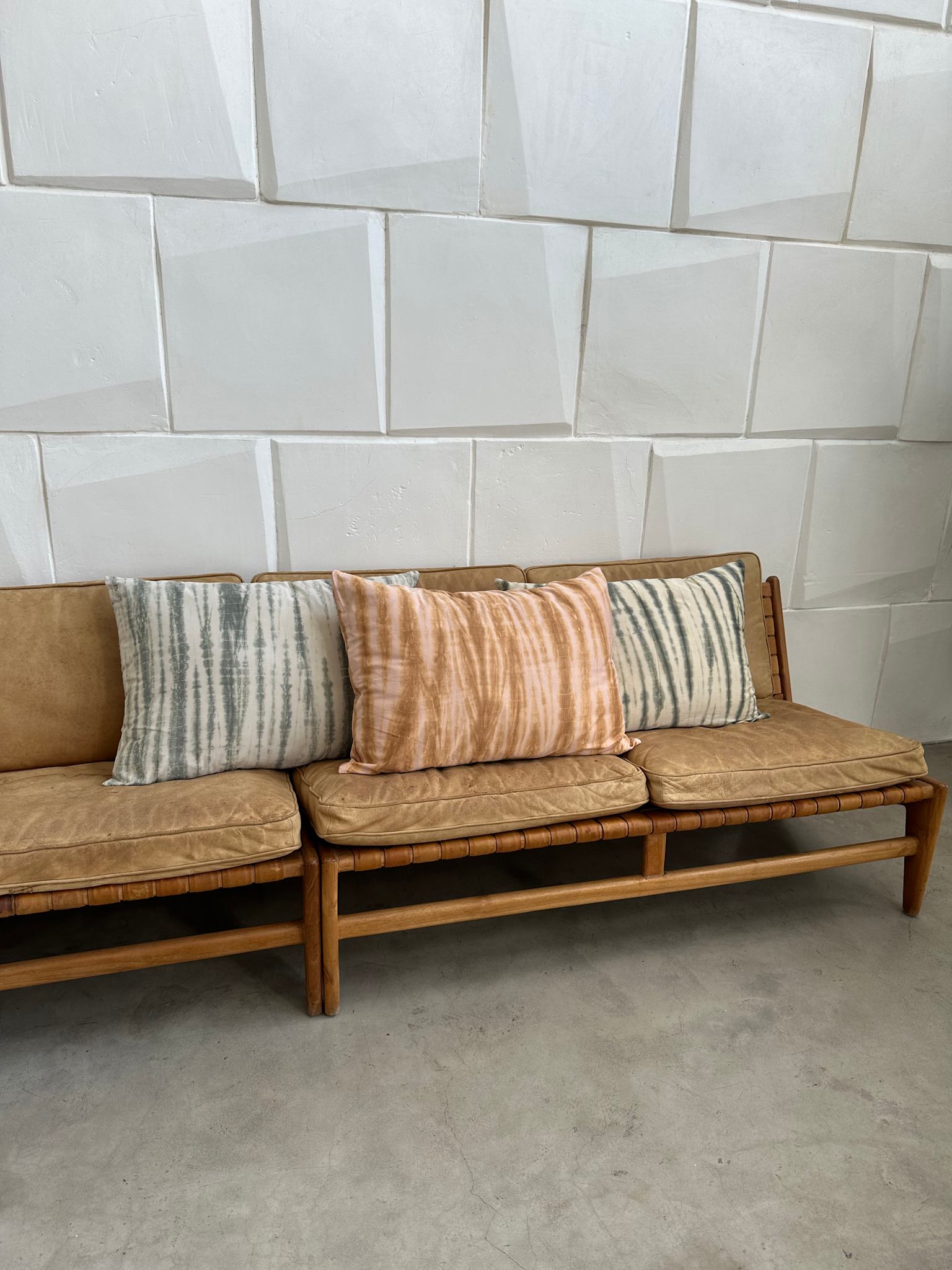 Tie Dye pillow - Pillow 50x70 cm I Rose Combo