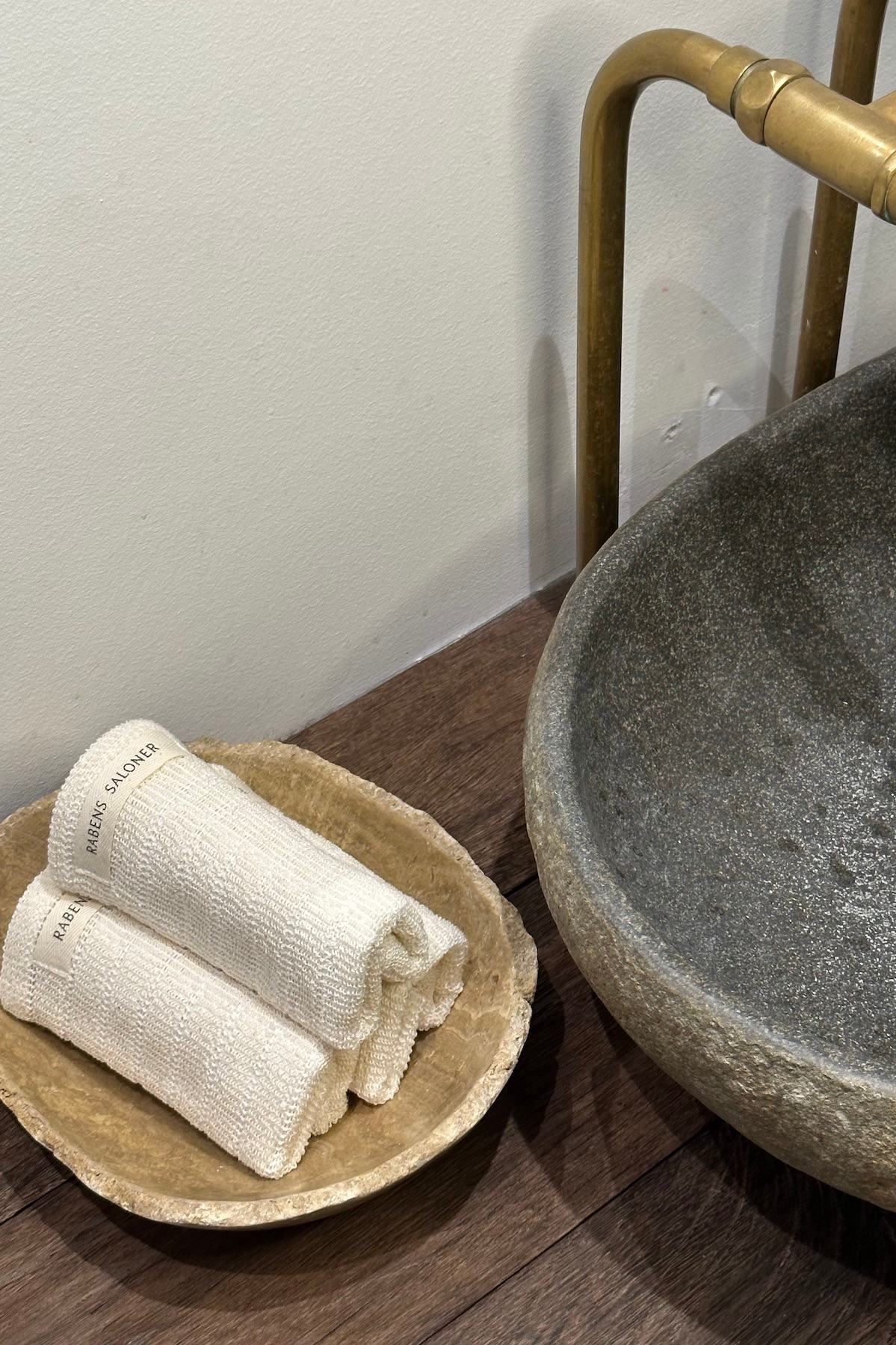 Exfoliating towel I Creme