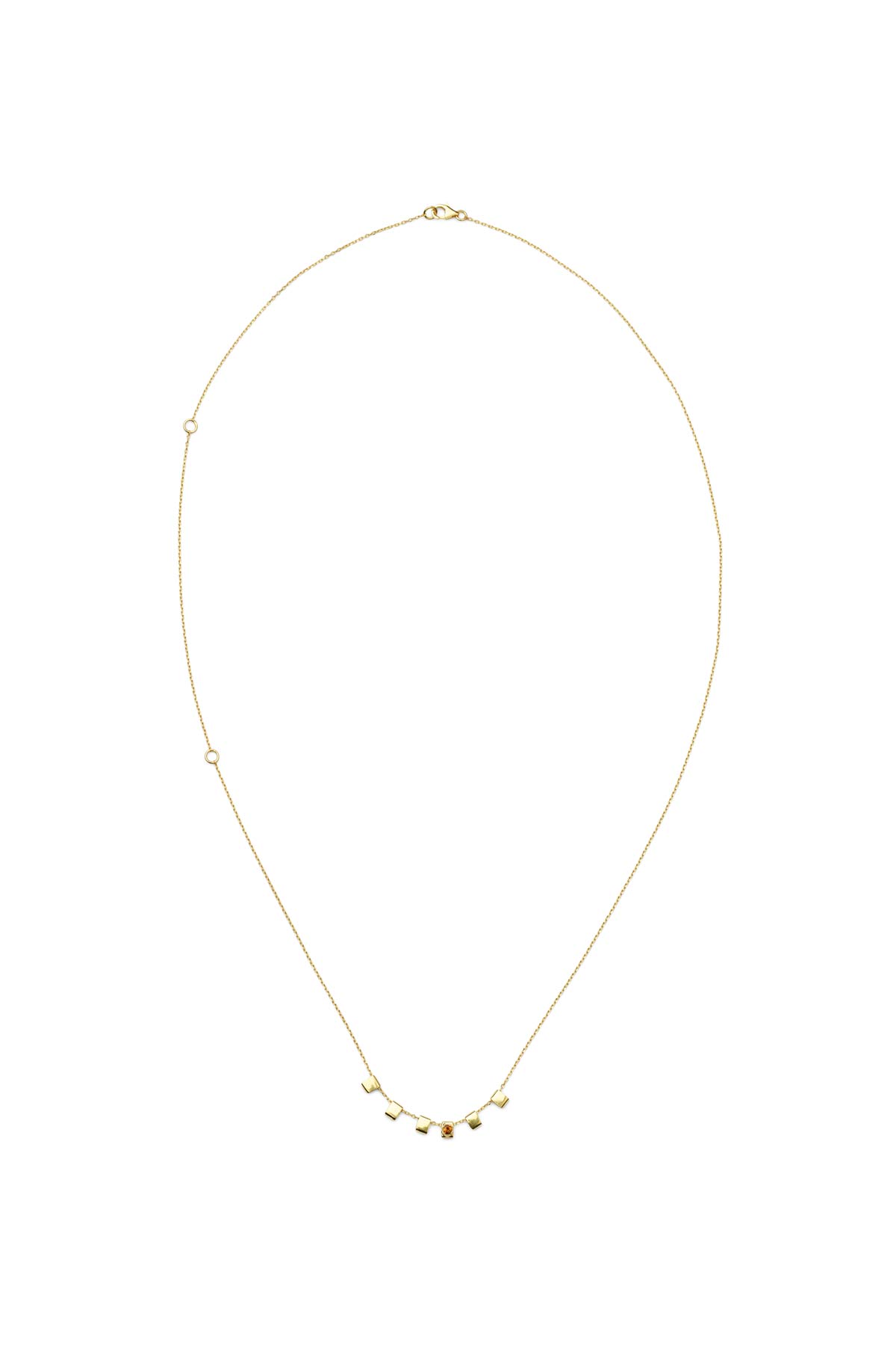 Square beads necklace - Nafsu I Gold