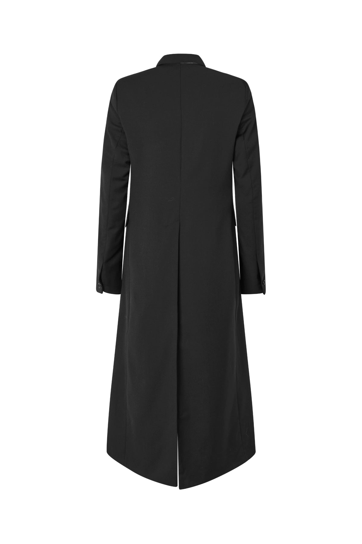 Talma - Smooth tailoring long jacket I Black
