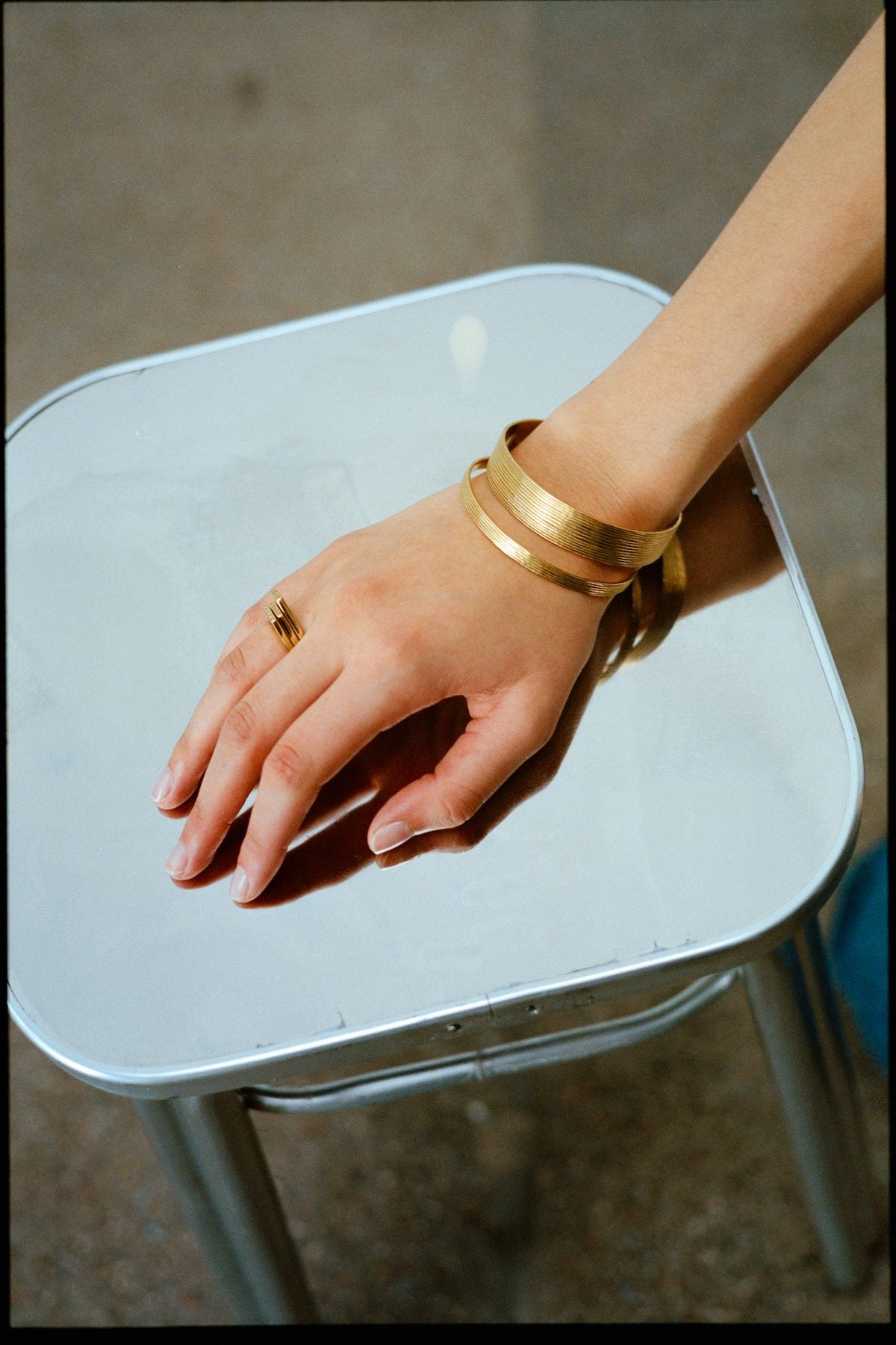 Diamond ring small - Rabens Momento I Gold w/ Champaign diamond