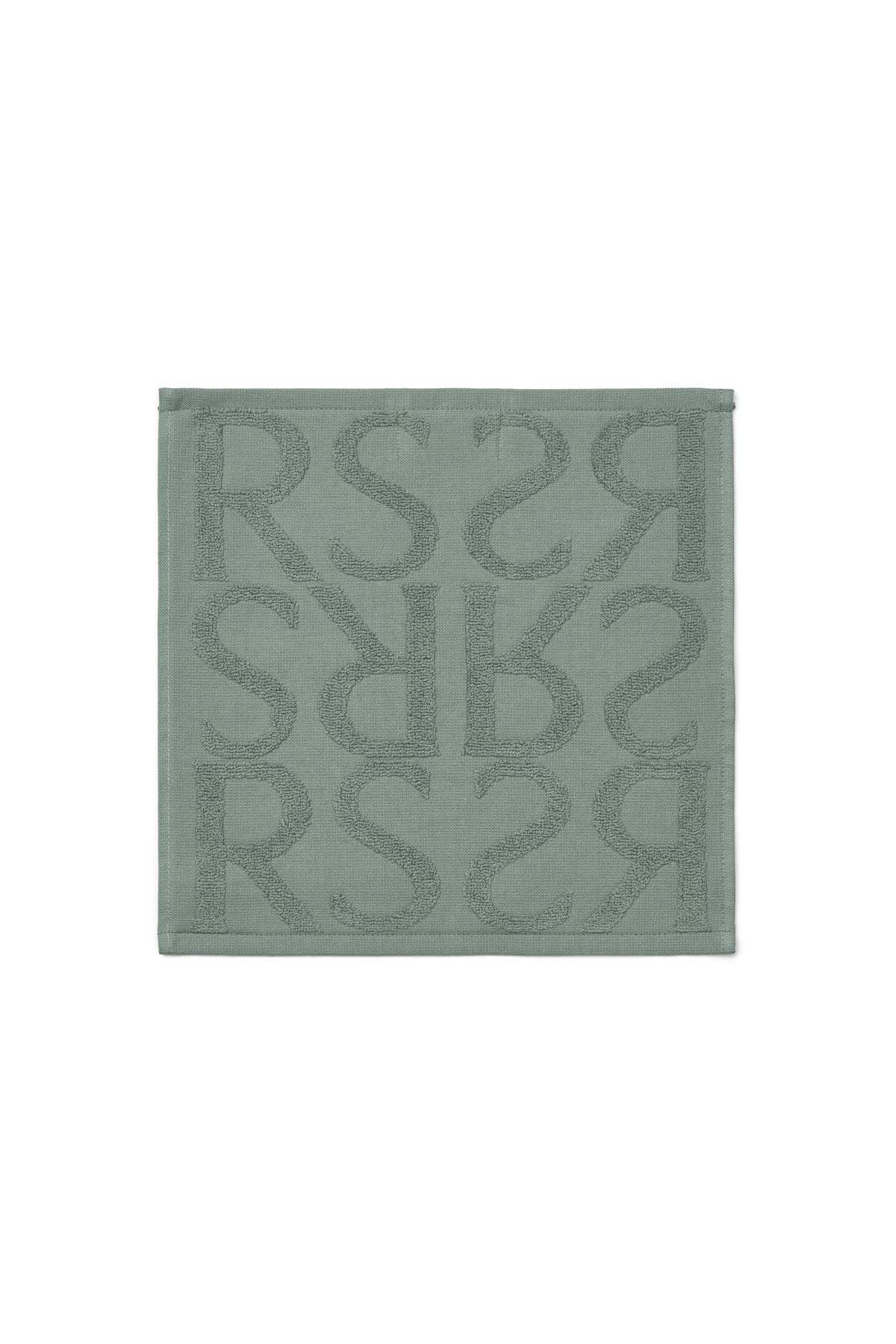 Washcloth - Monogram washcloth I Sage