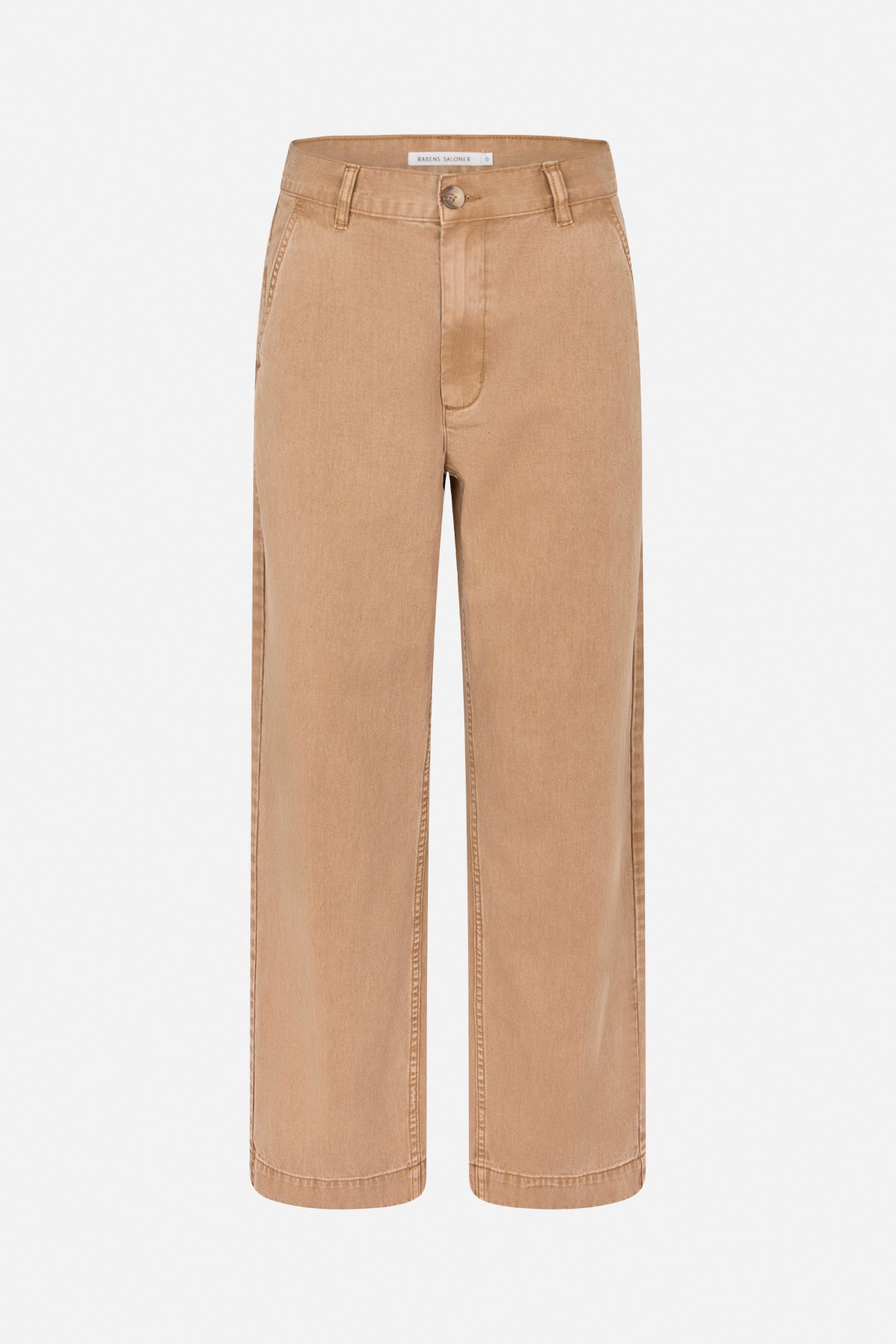 Sabina - Canvas pants I Washed tobacco