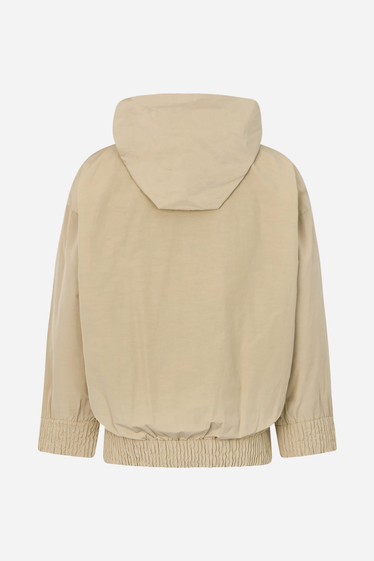 Clair - Weightless smocked tunic jacket I Dark chalk