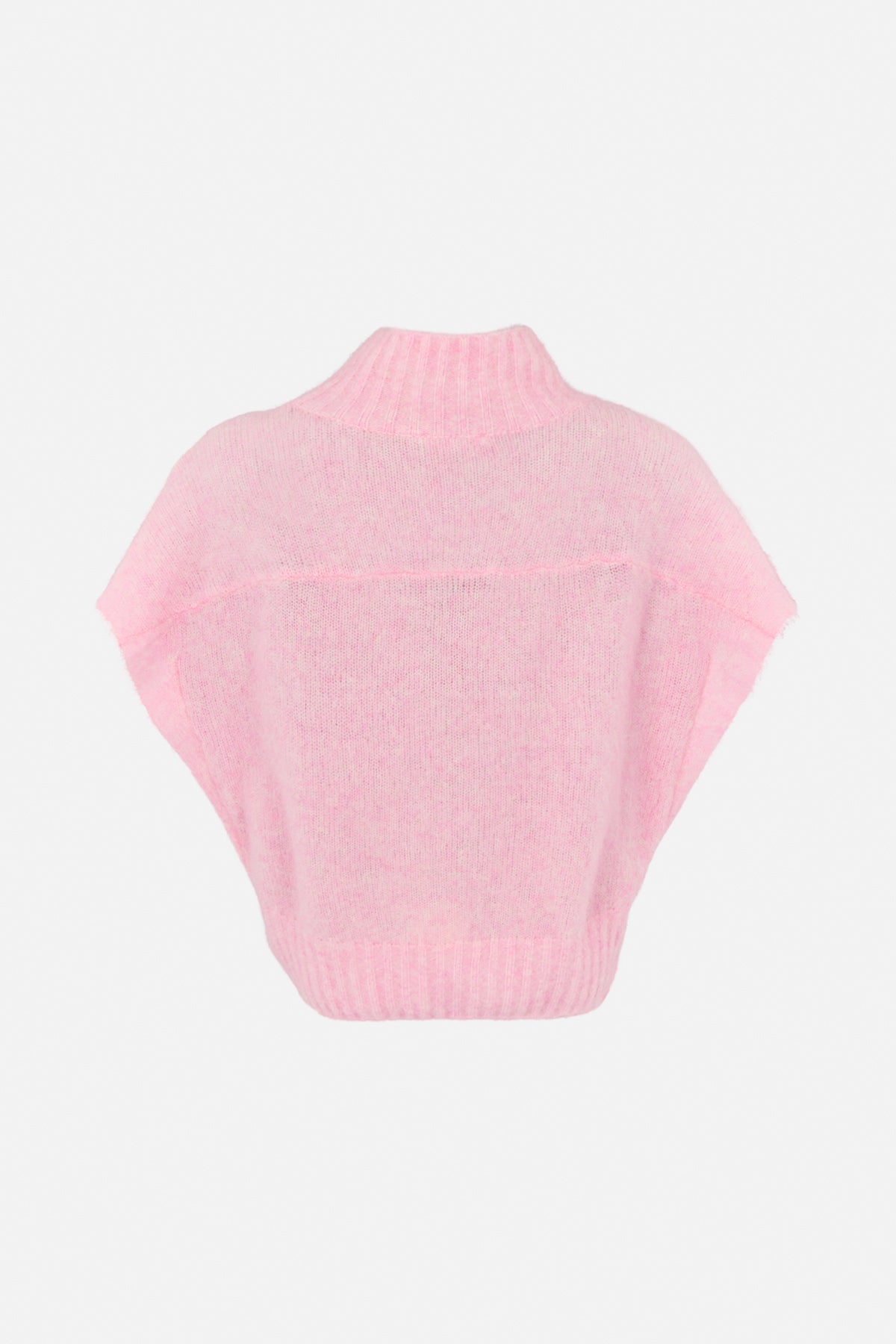 Asna - Superlight knit tunic top I Rose