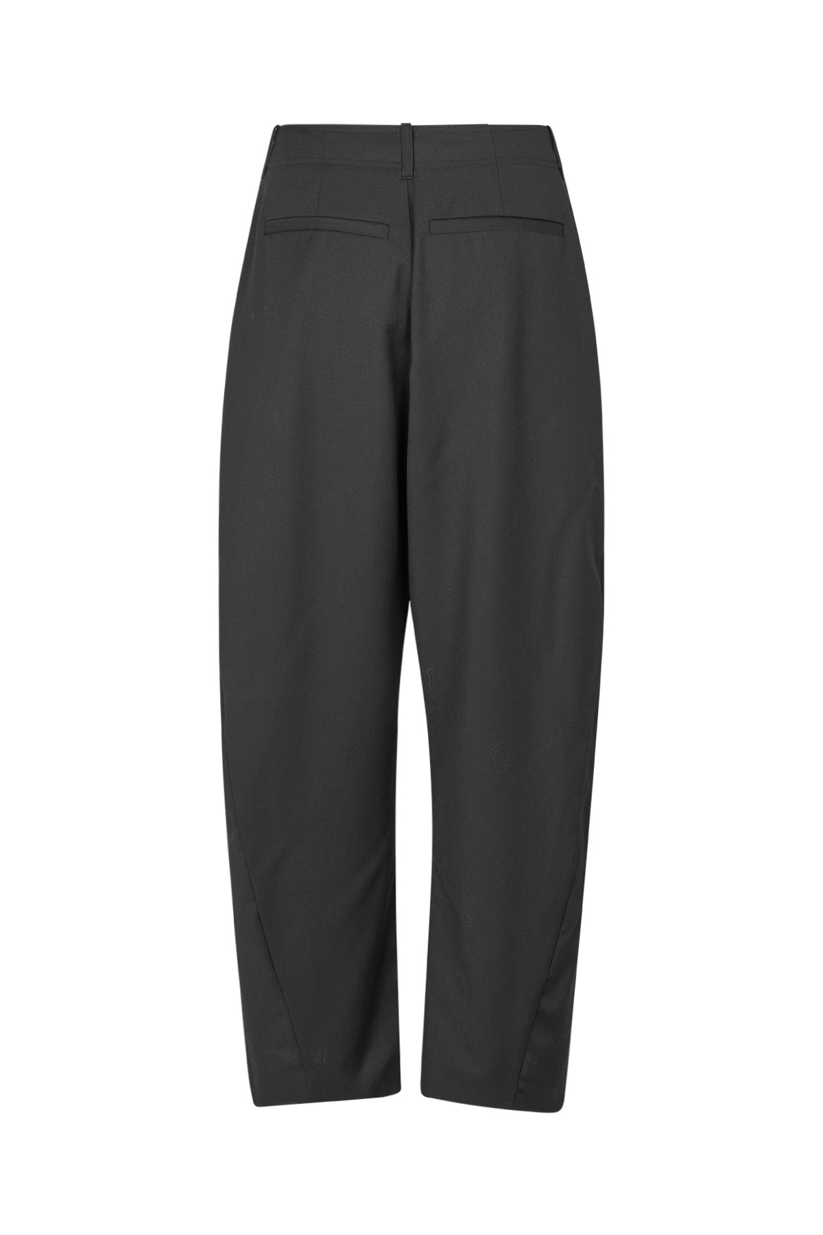 Thalia - Smooth tailoring pants I Black