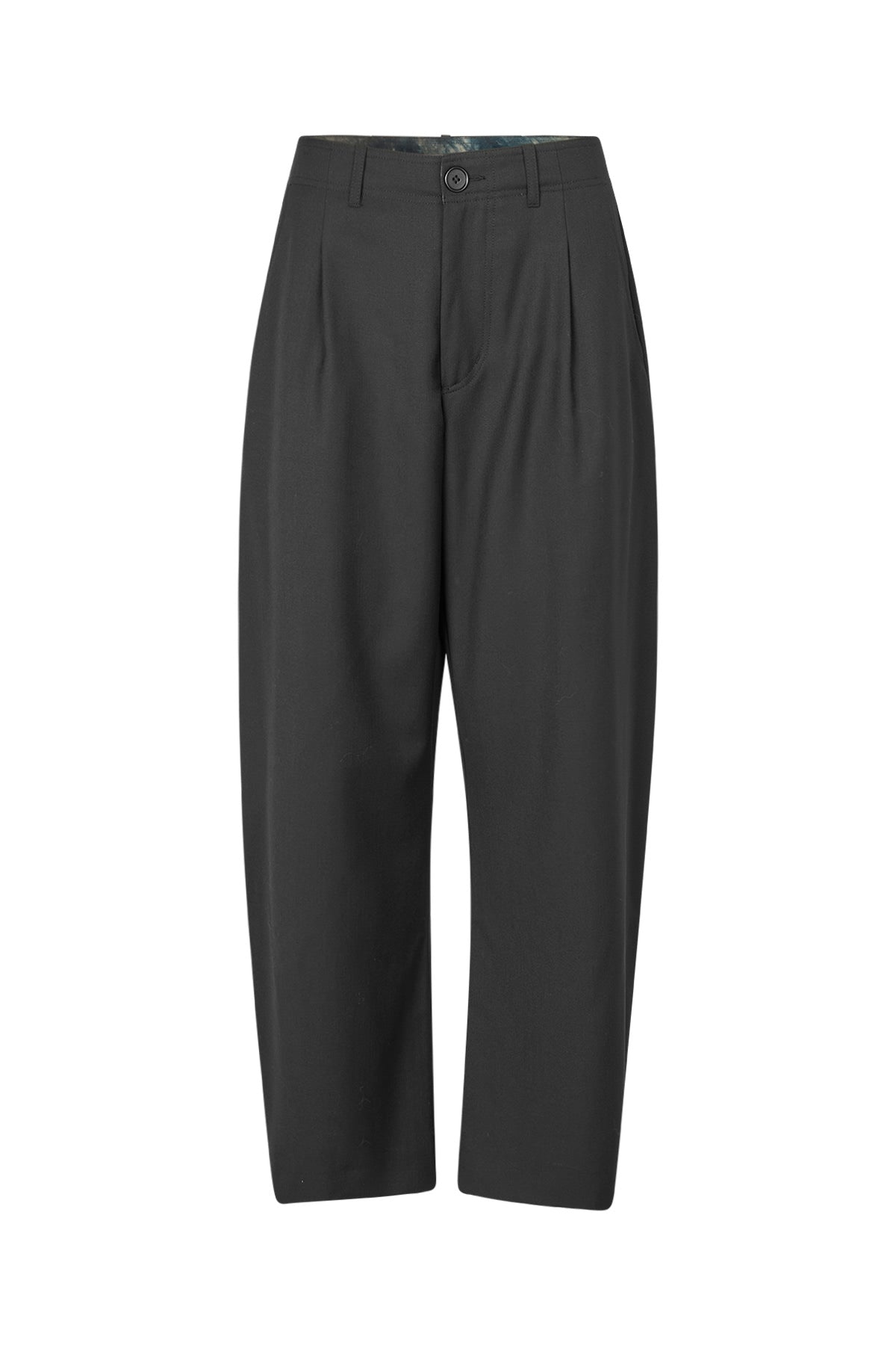 Thalia - Smooth tailoring pants I Black
