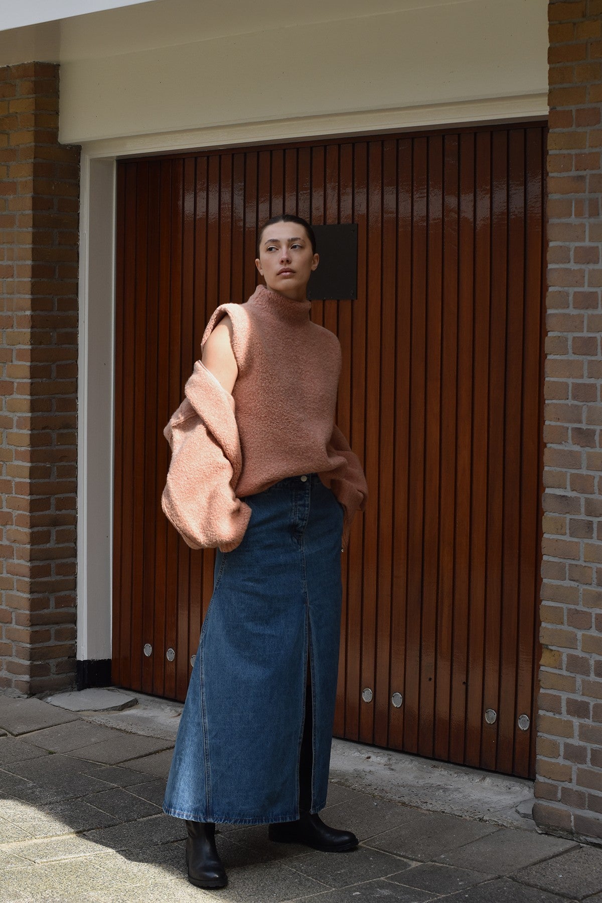 Sheep knit vest - Rumi I Peachy