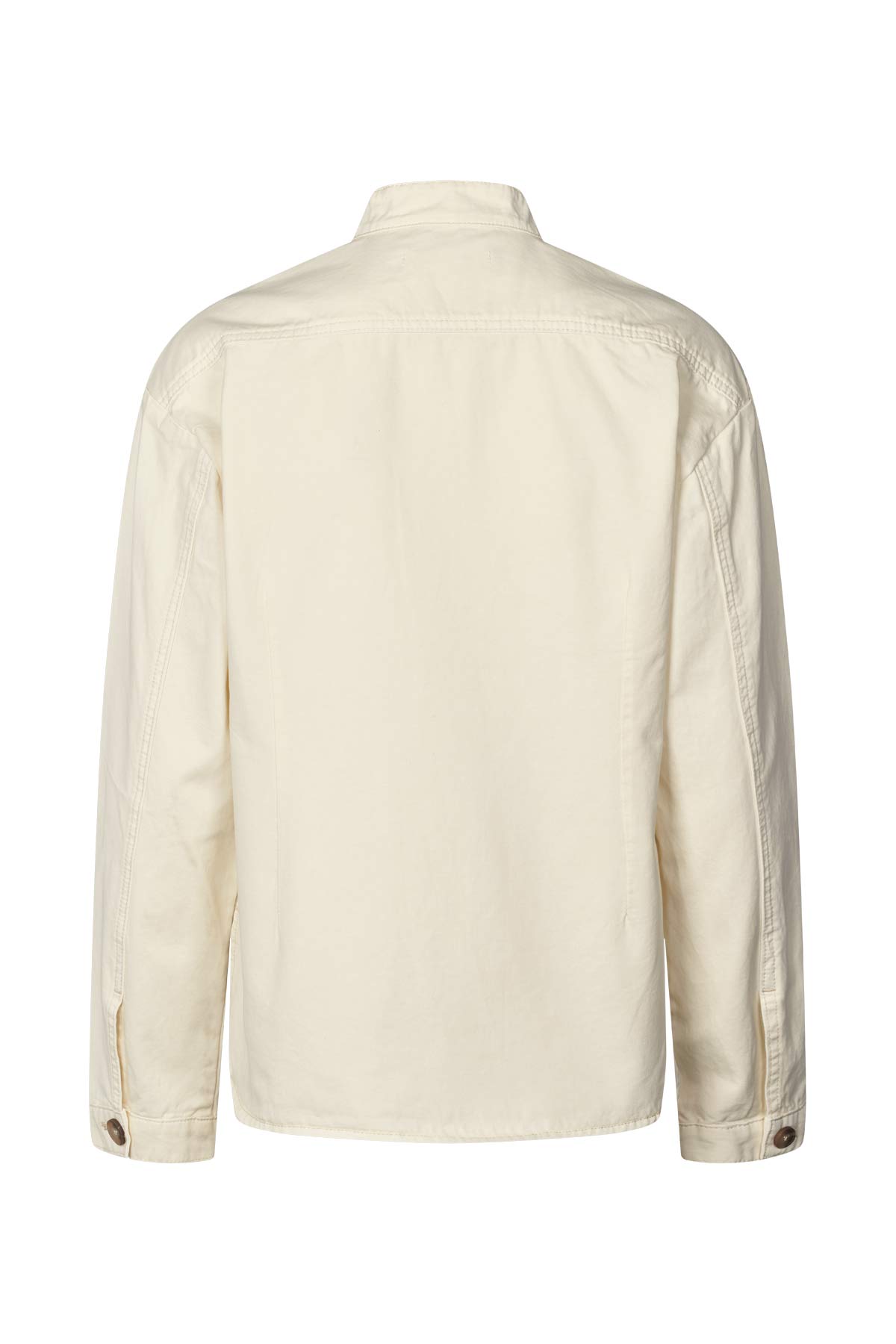 Canvas light shirt - Jozephine I Winter white