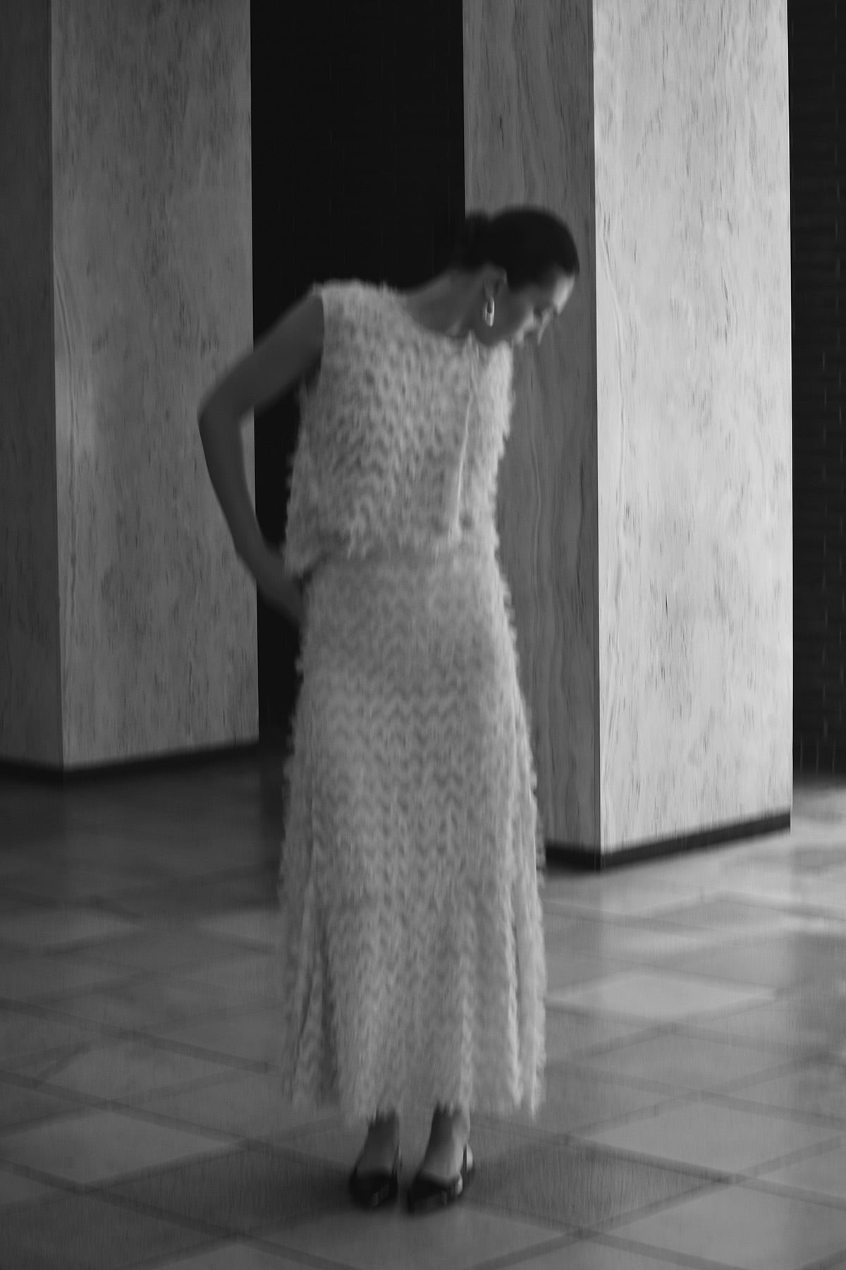Feathery skirt - Selilja I Oyster