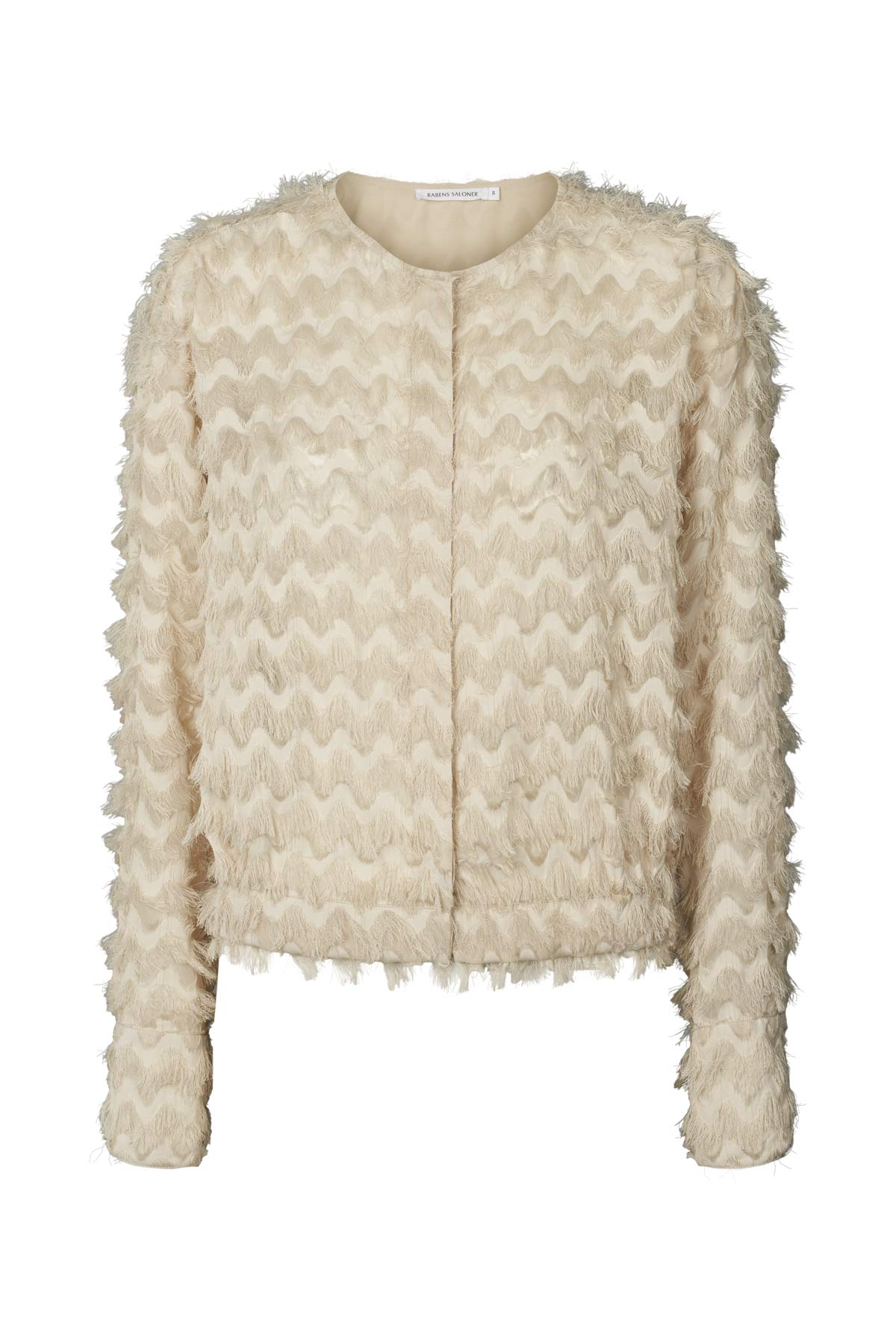 Feathery shirt jacket - September I Oyster