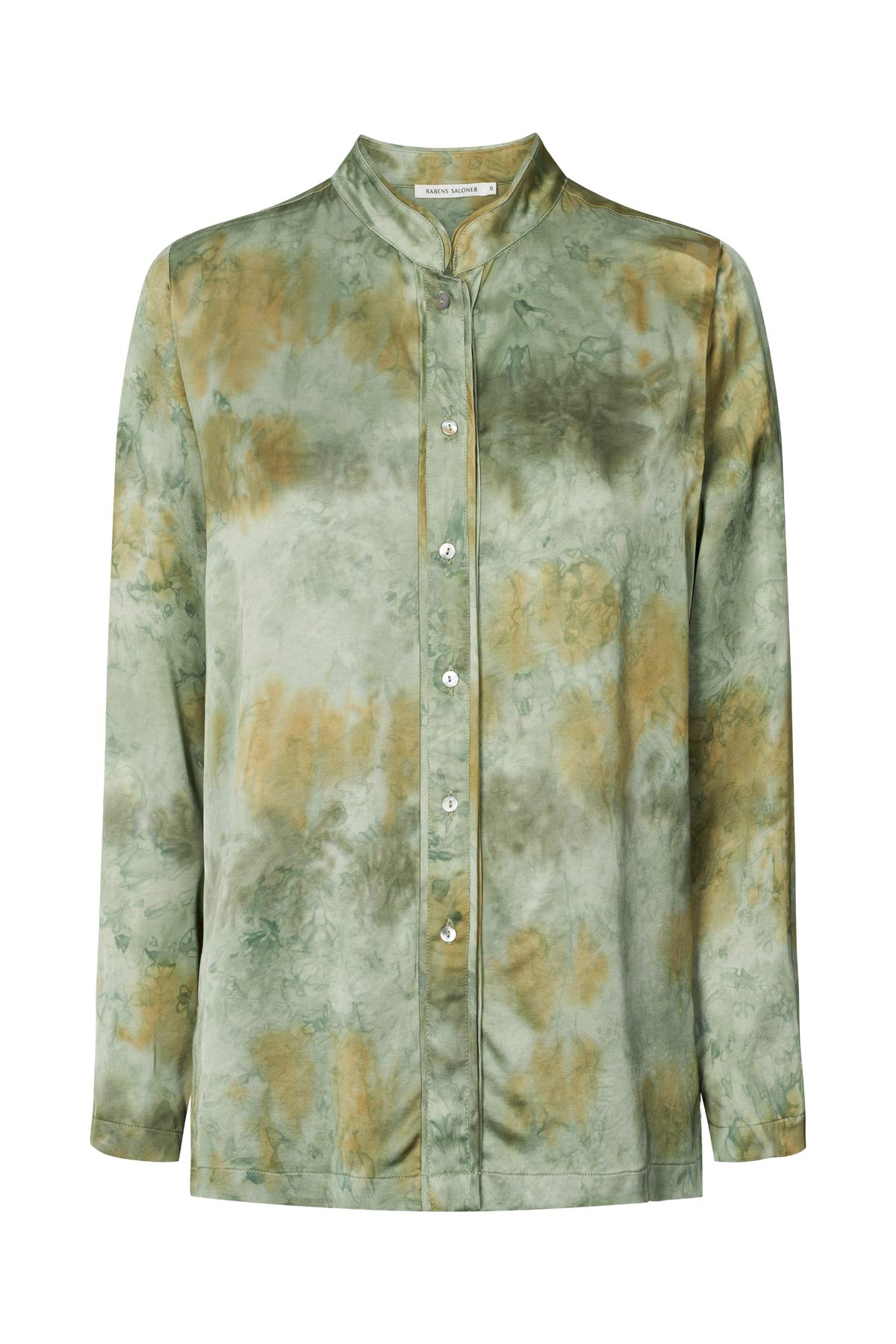 Mixture shirt jacket - Isabelle I Seaweed combo