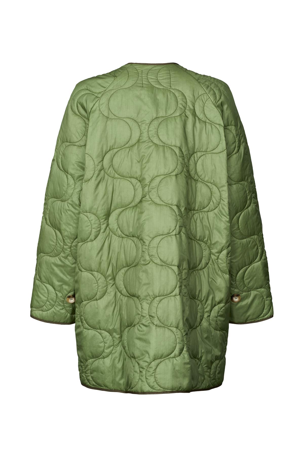 Pastel quilt coat - Rahlin I Stone green
