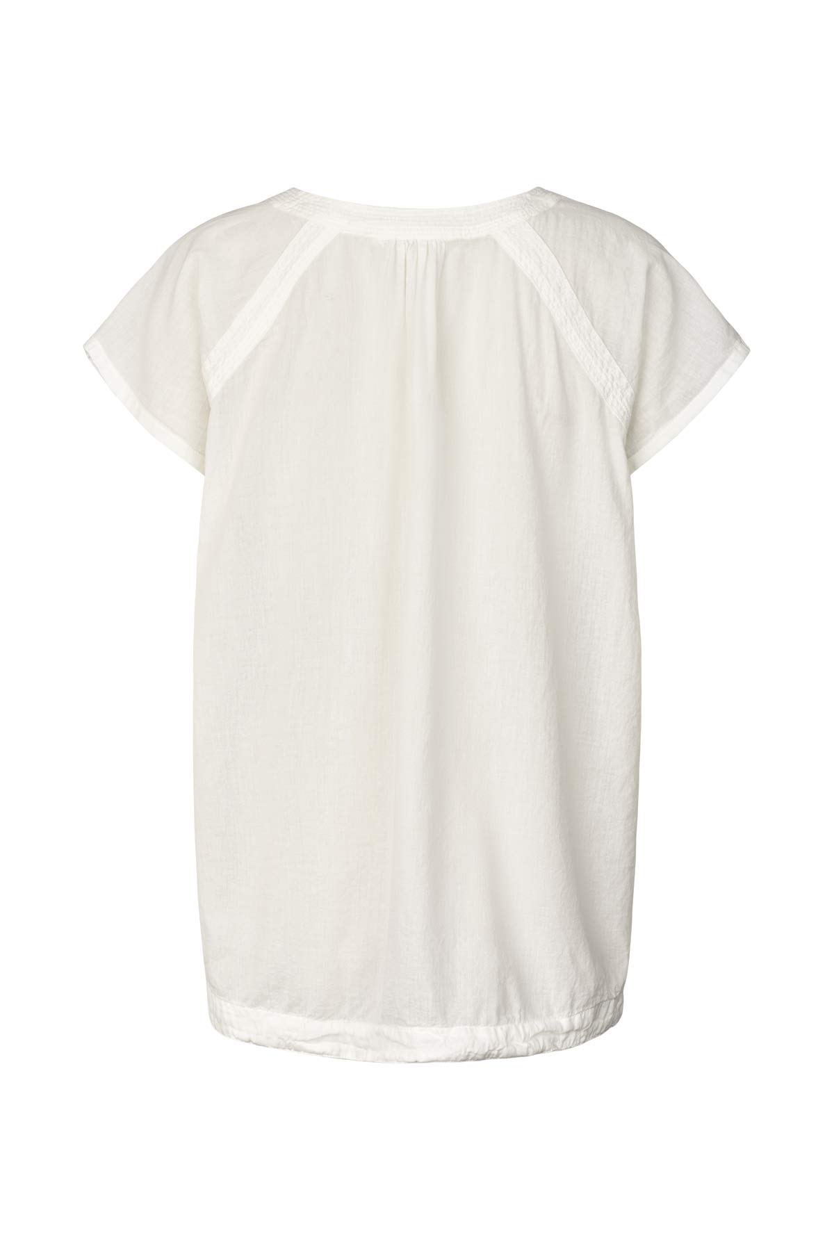 Cotton V-neck top - Dipsy I White