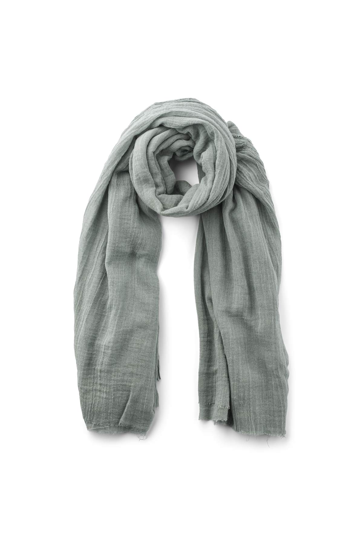 Cotton gauze scarf - Dorde I Sage