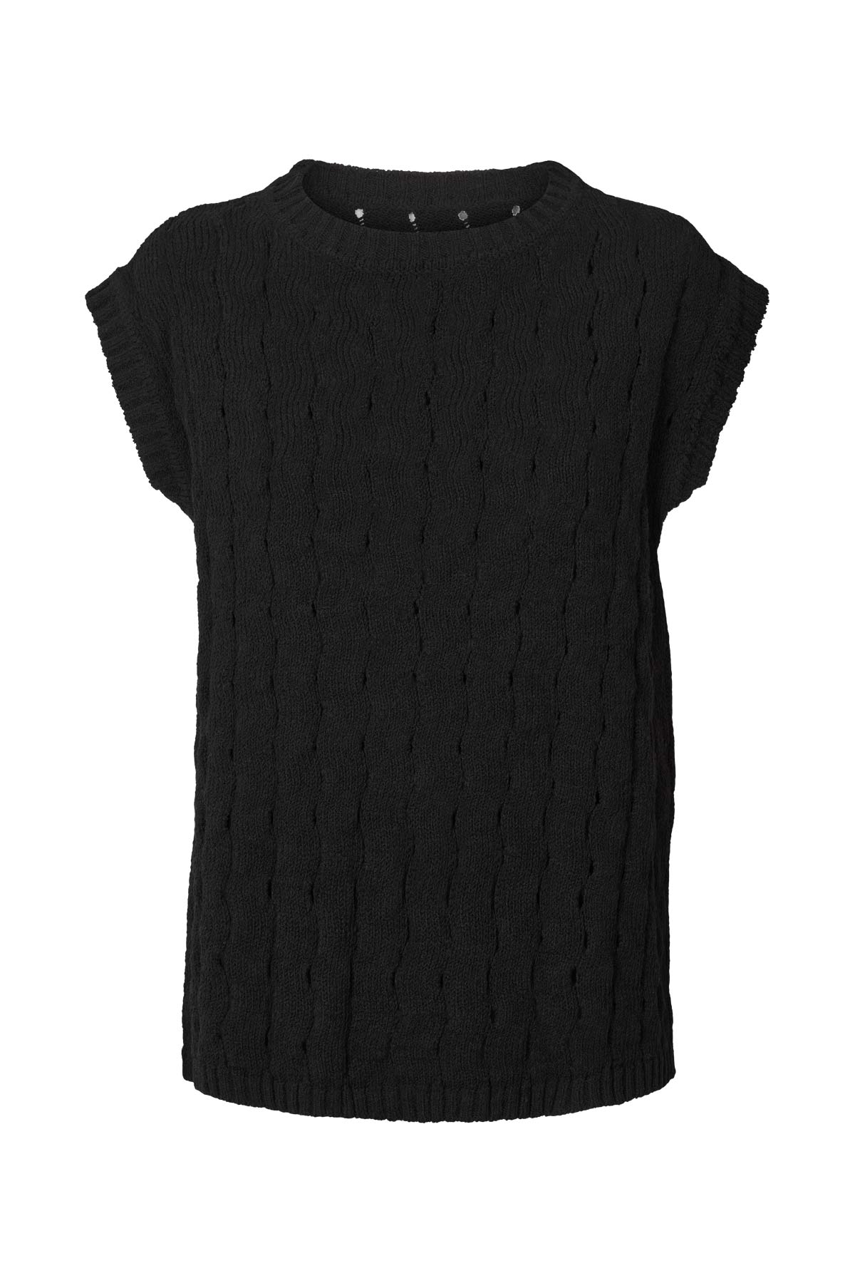 Trail knit vest - Benny I Black