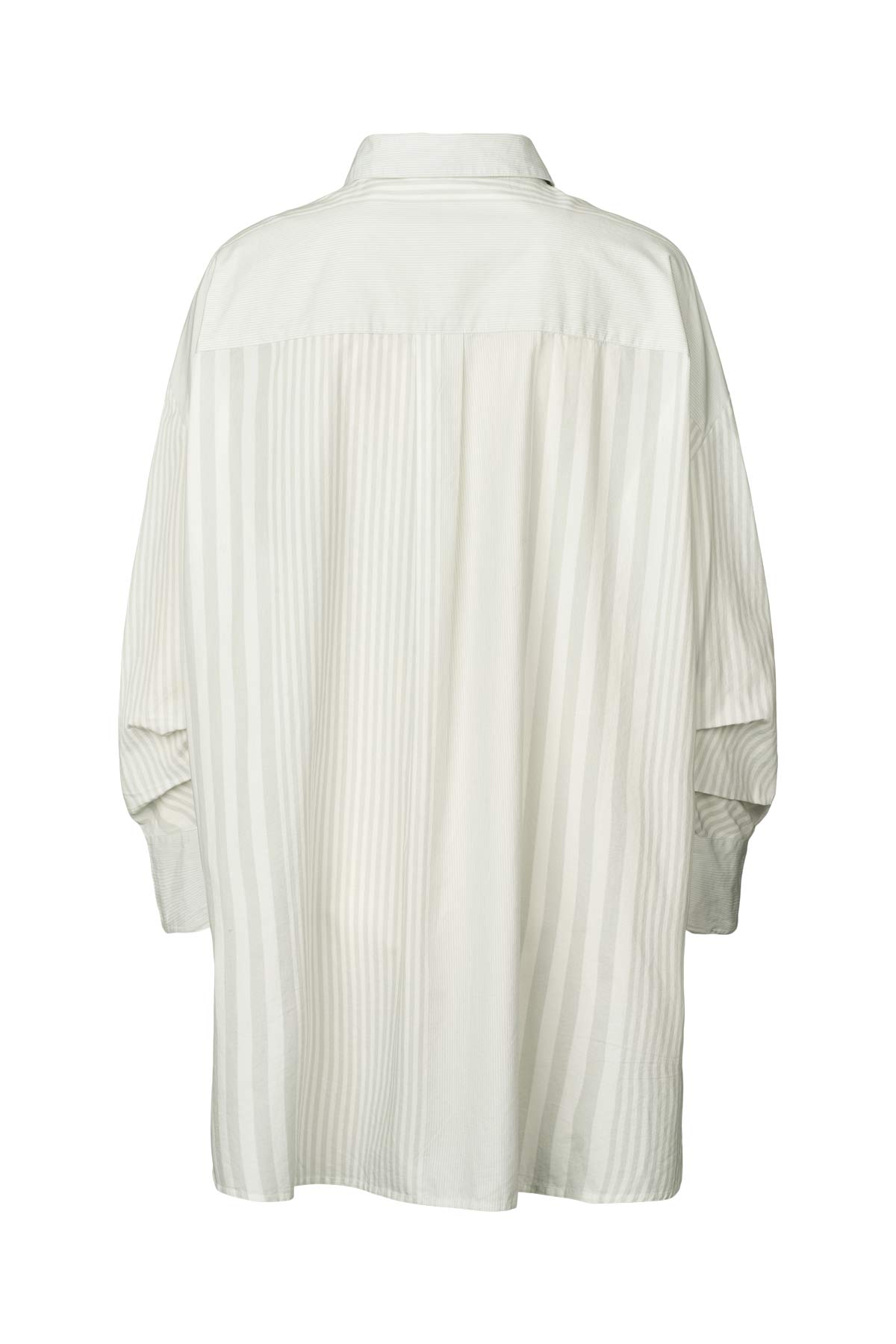 Medley stripe oversized shirt - Bobbie I Dirty chalk stripe