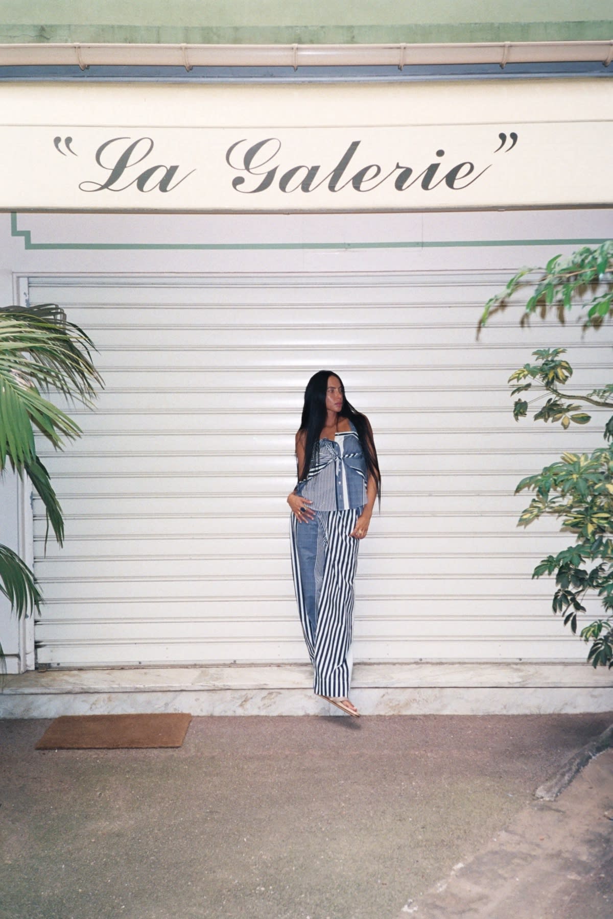 Medley stripe pants - Blue I Navy stripe