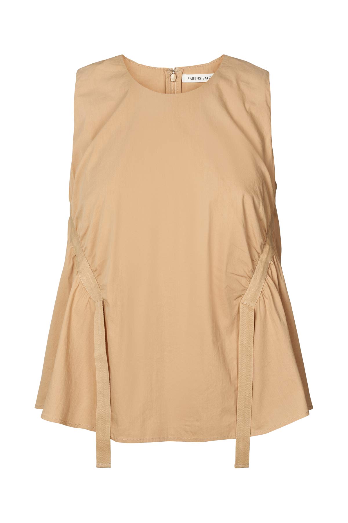 Papery gathered top - Aio I Toffee