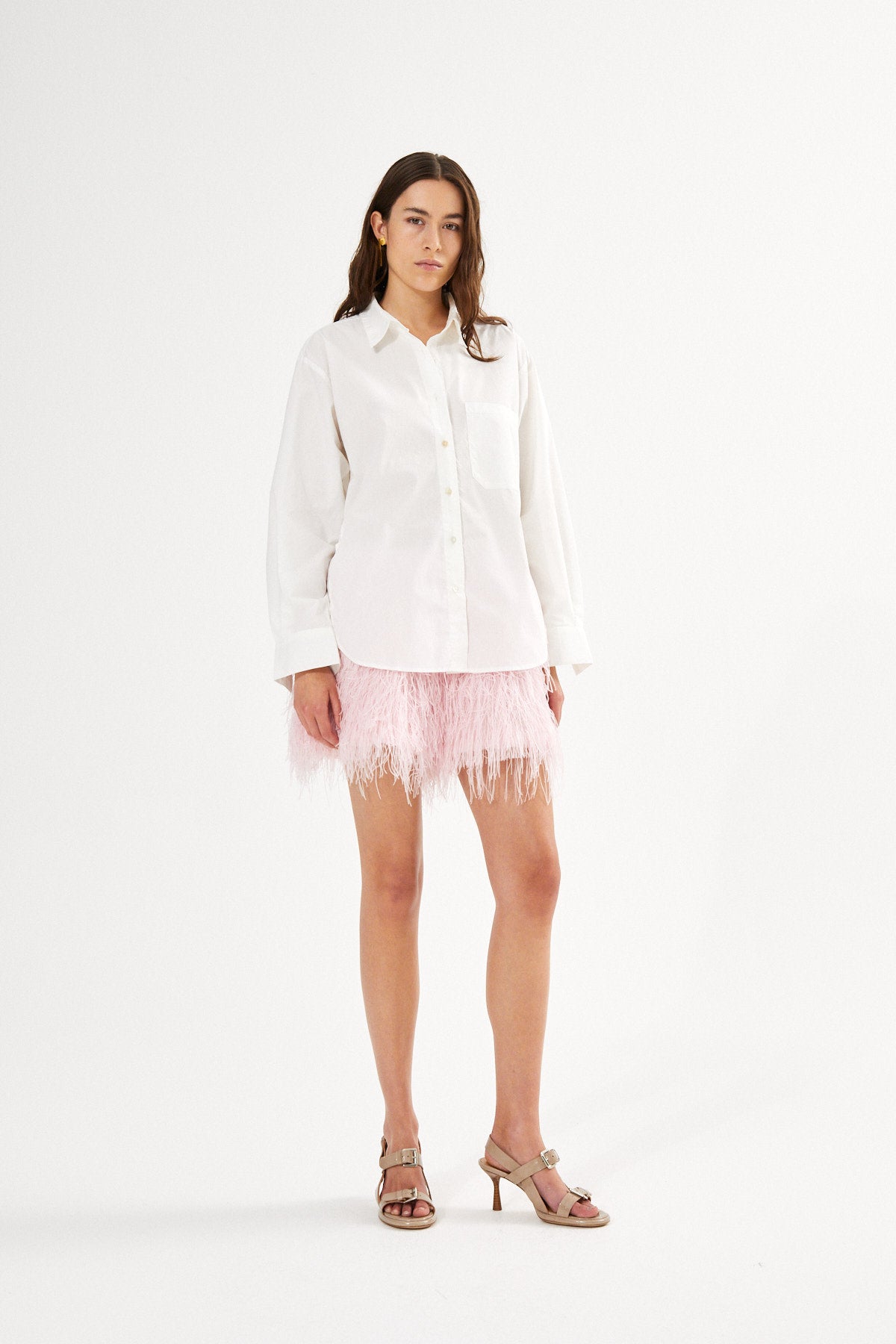 Plume shorts - Roxana I Powder pink