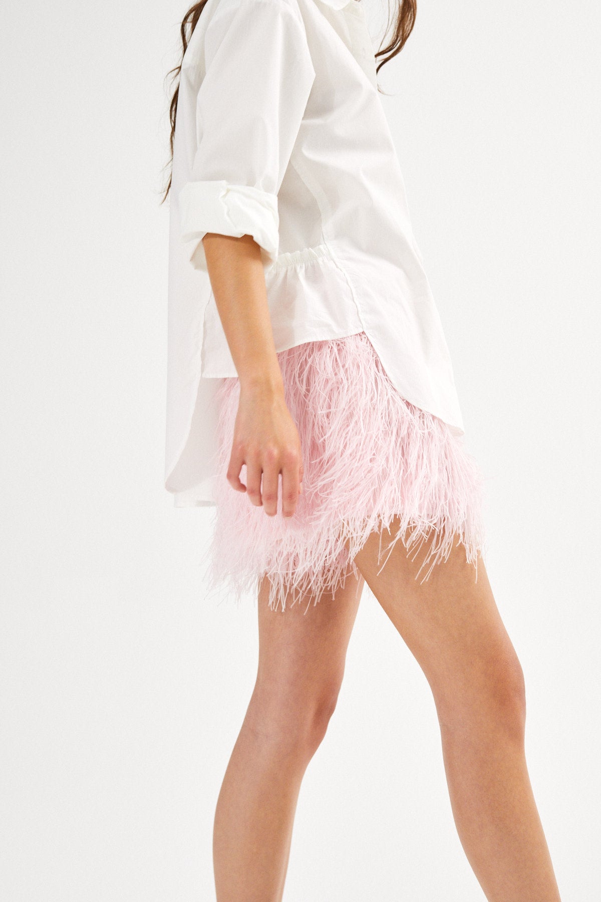 Plume shorts - Roxana I Powder pink