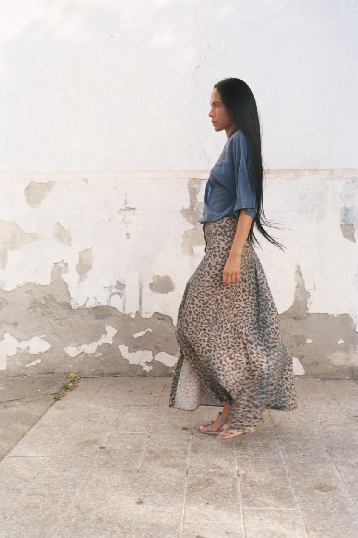 Leopard print button skirt - Natja I Leopard