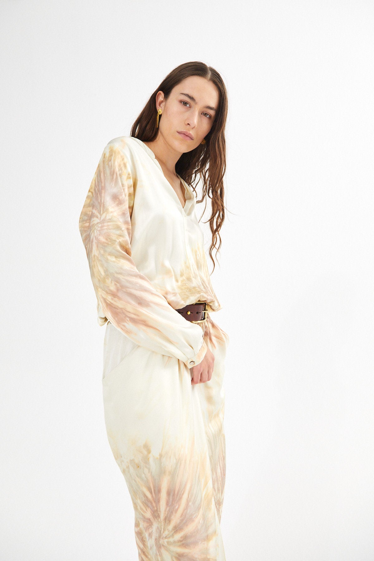 Cartwheel wrap over dress - Vera I Ocean combo