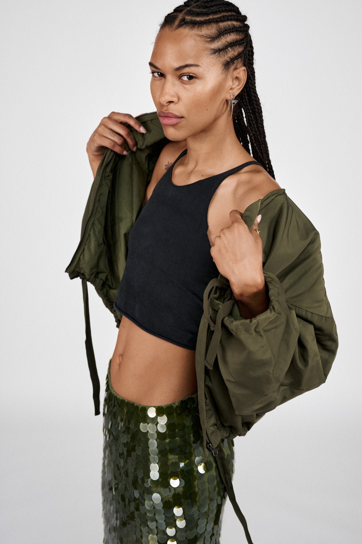 Glod - Arched jacket I Army Green