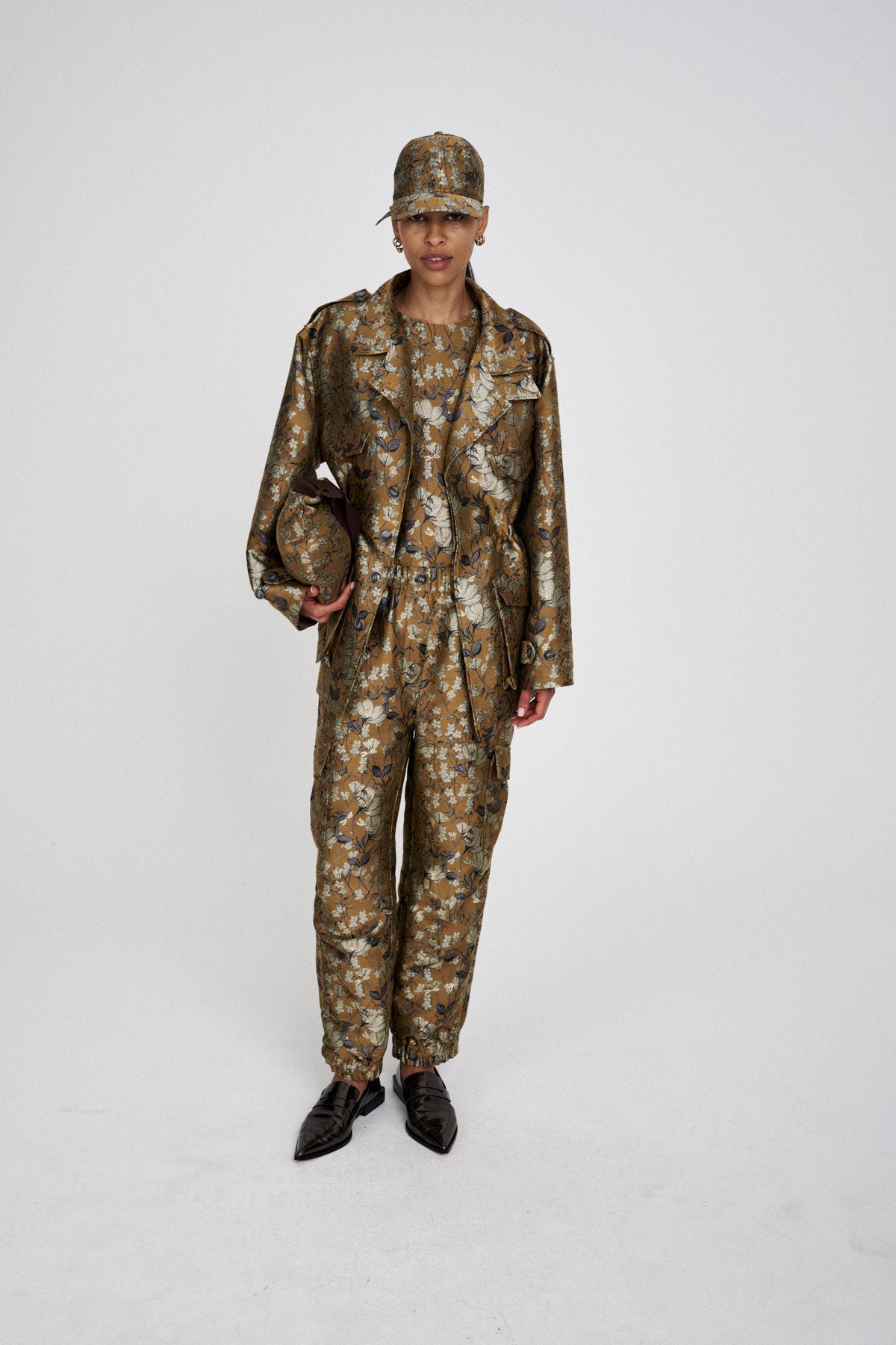 Piper - Ottoman jacquard top I Golden combo