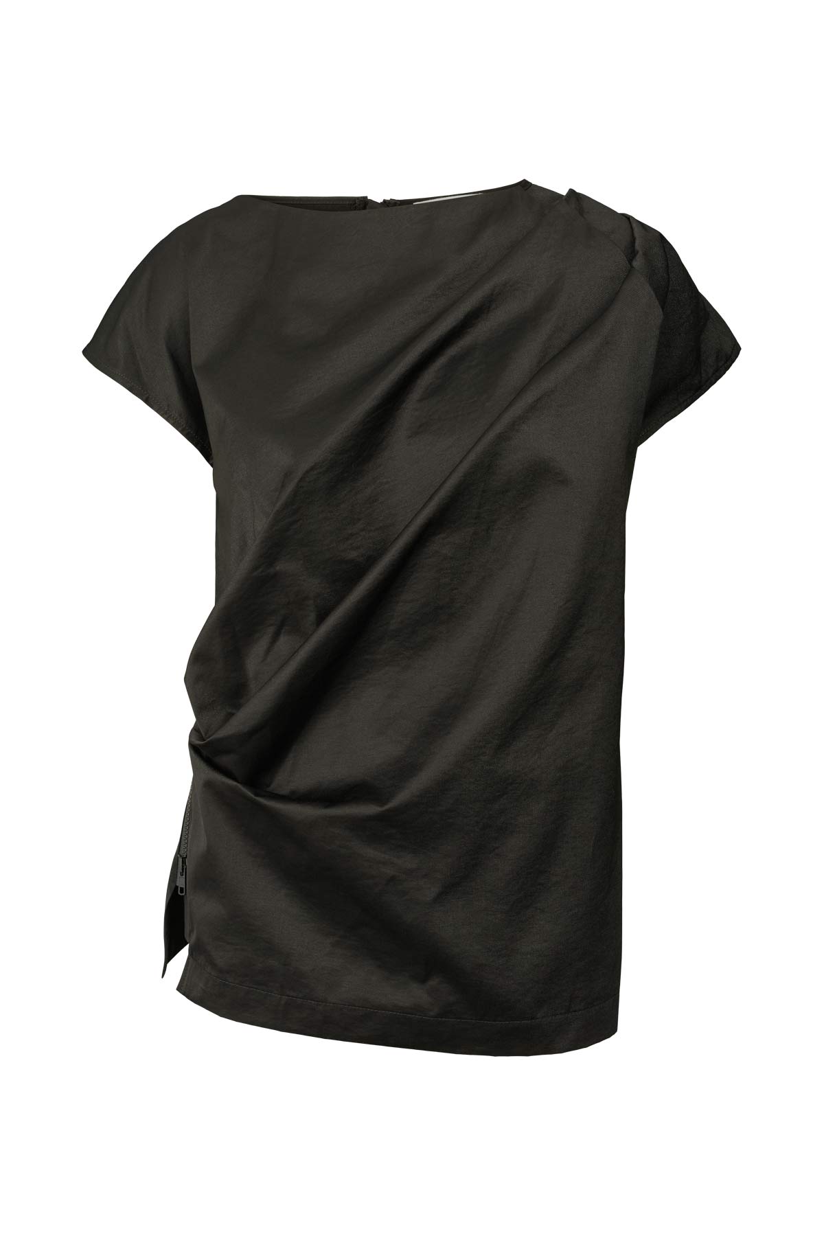 Cigga - Cotton fusion top I Pirate black
