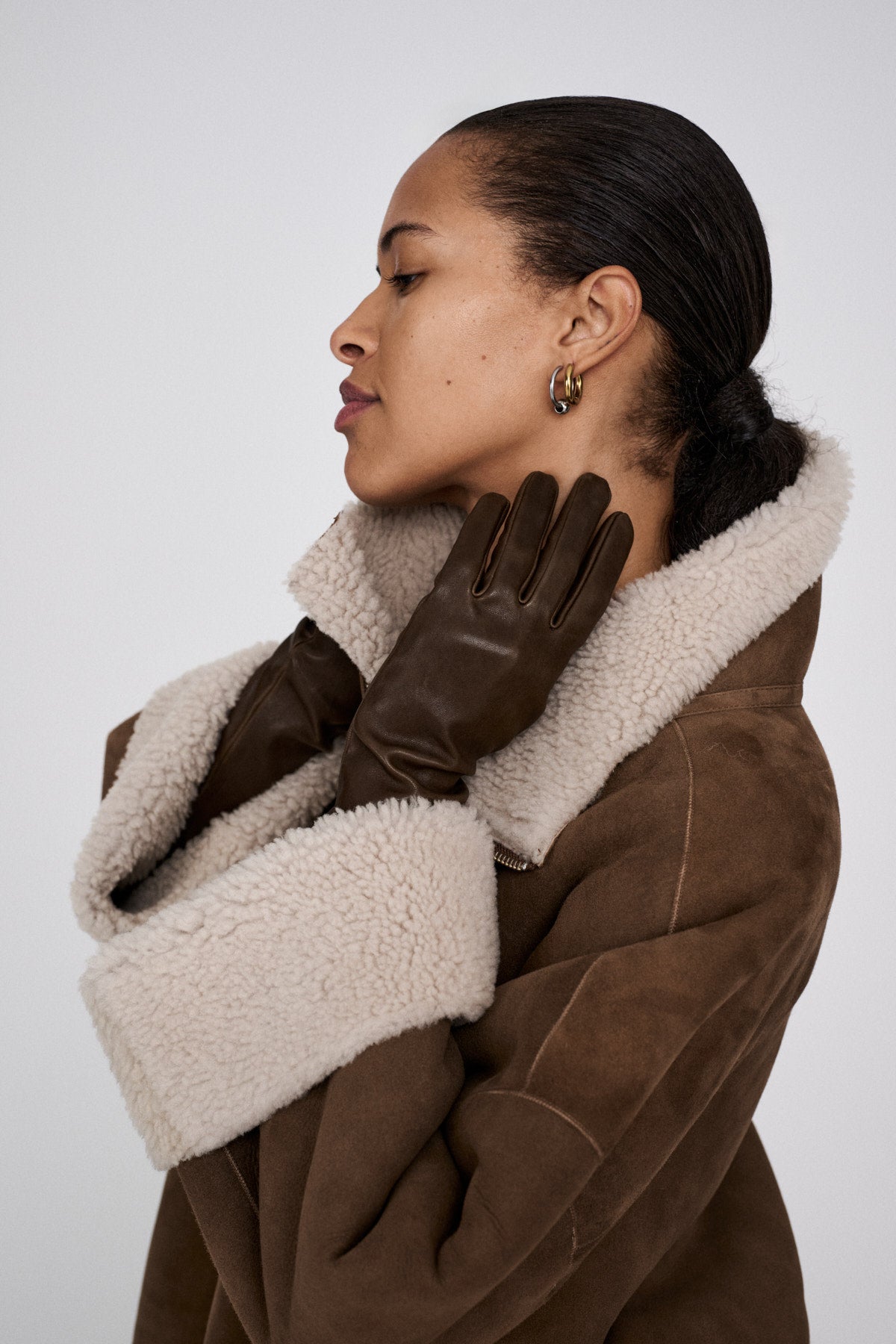 Feel - Leather gloves I Olive