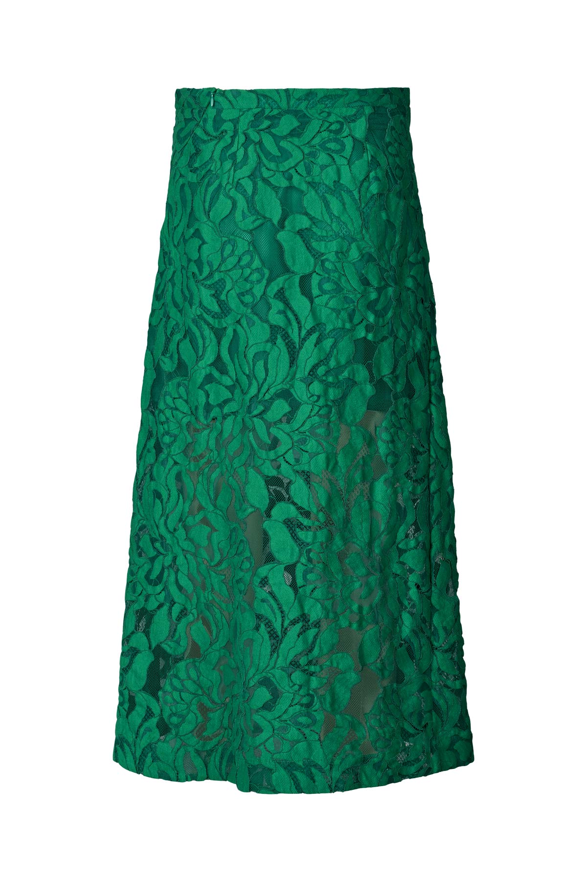 Fauna - Orchid lace skirt I Verdant green