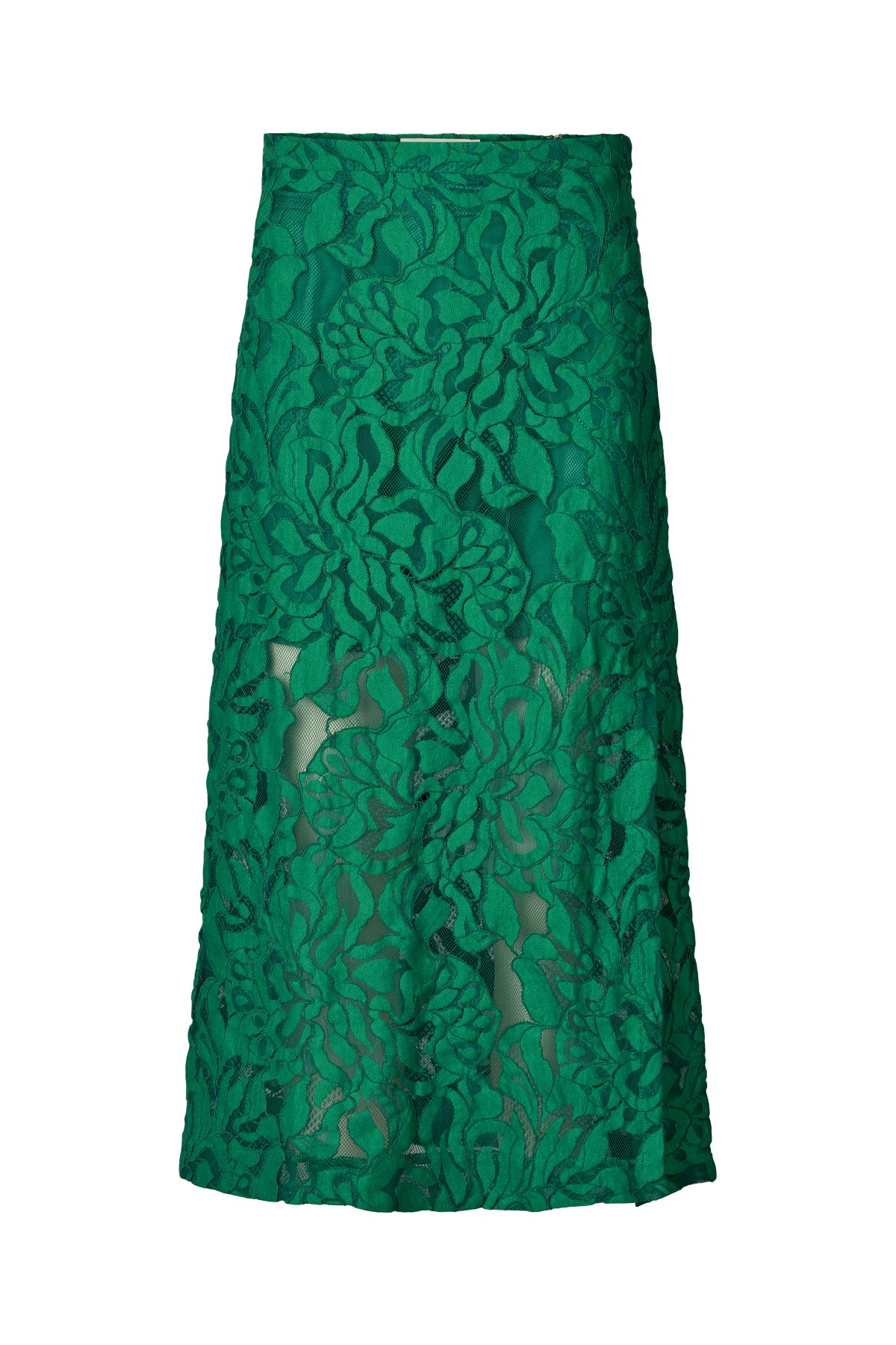 Fauna - Orchid lace skirt I Verdant green