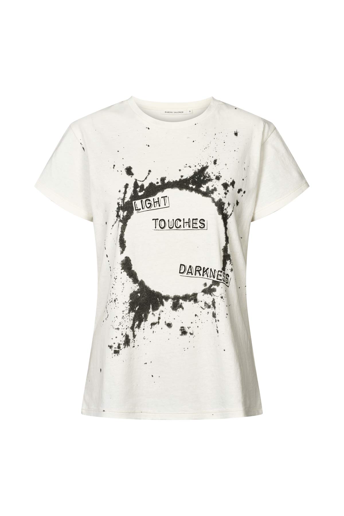 Ambla - Eclipsed print t-shirt I Chalk