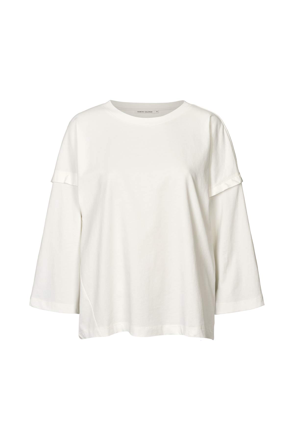 Laurah - FOT jersey 3/4 sleeve top I Chalk