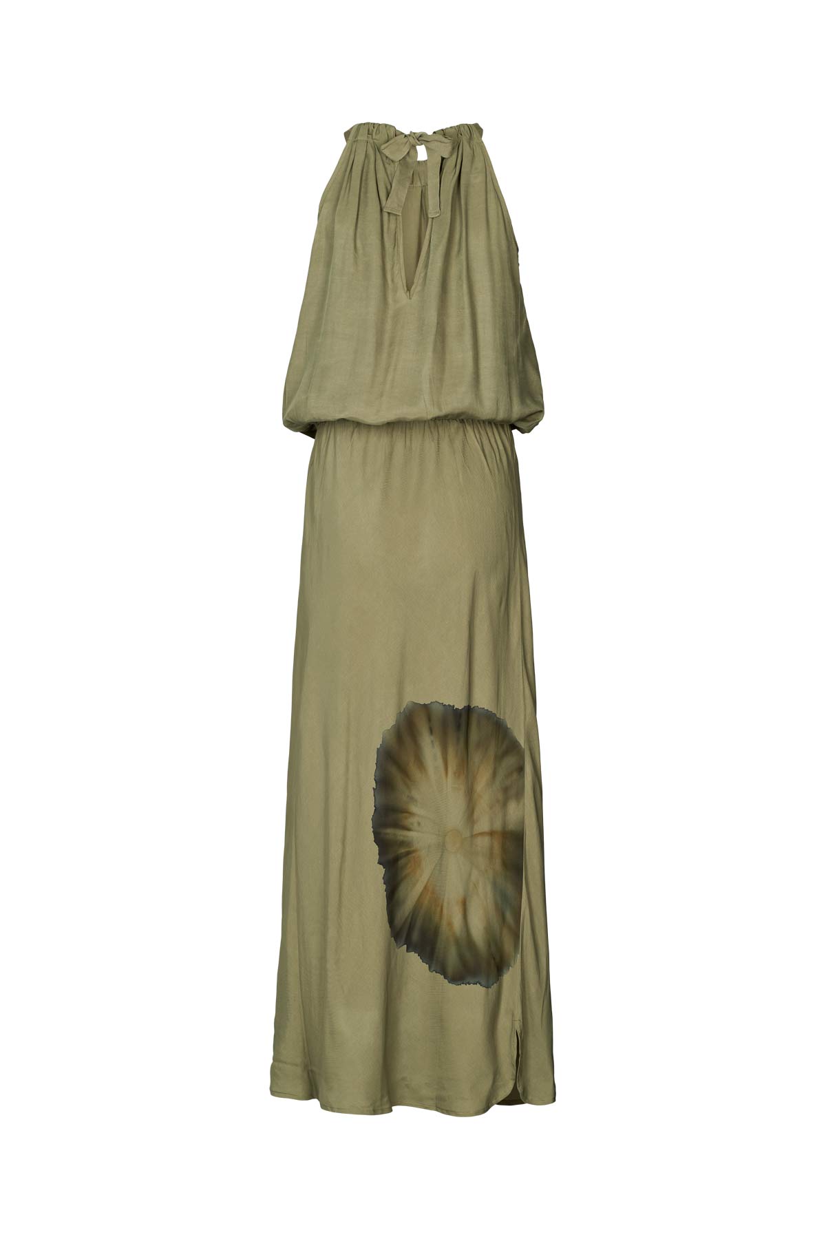 Chanette - Bloom halter dress I Hazelnut combo
