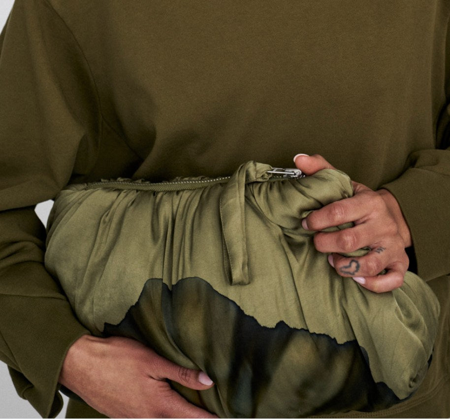 Bloom clutch bag - Othella I Hazelnut combo