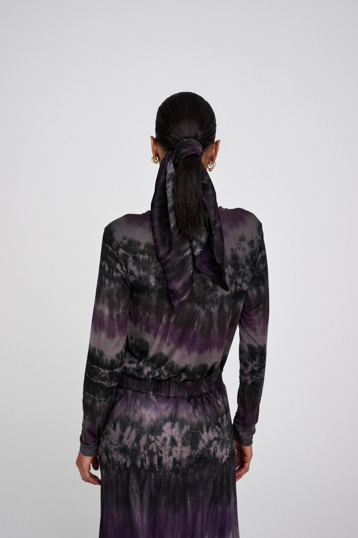 Lyuba - Arizona head scarf I Purple combo