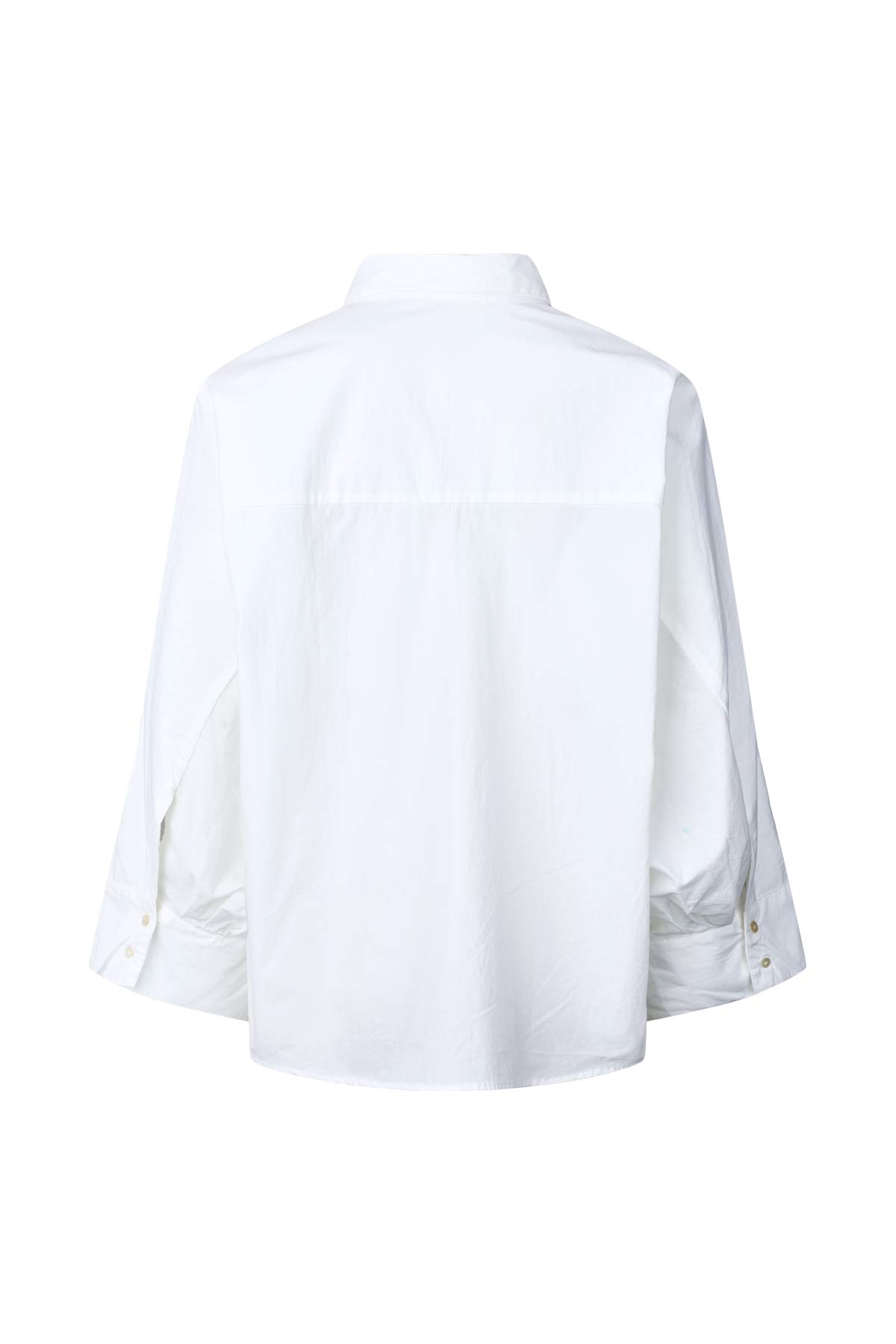 Chloe - Poplin full shirt I White