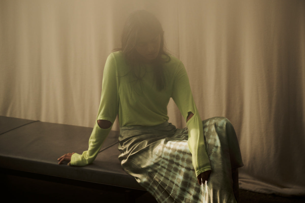 Jacka - Lucid long sleeve detail top I Limonade